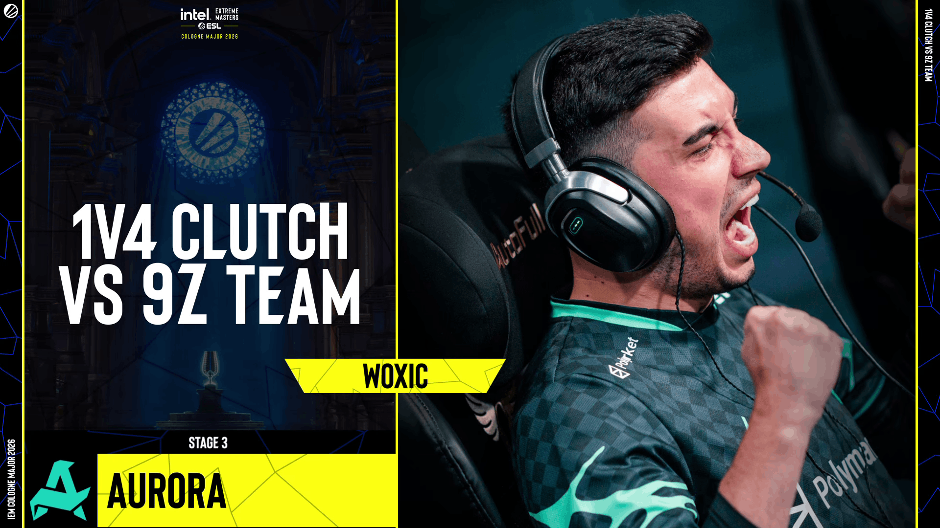 Charm | Cologne 2026 Highlight | woxic 1v4 Clutch Reel