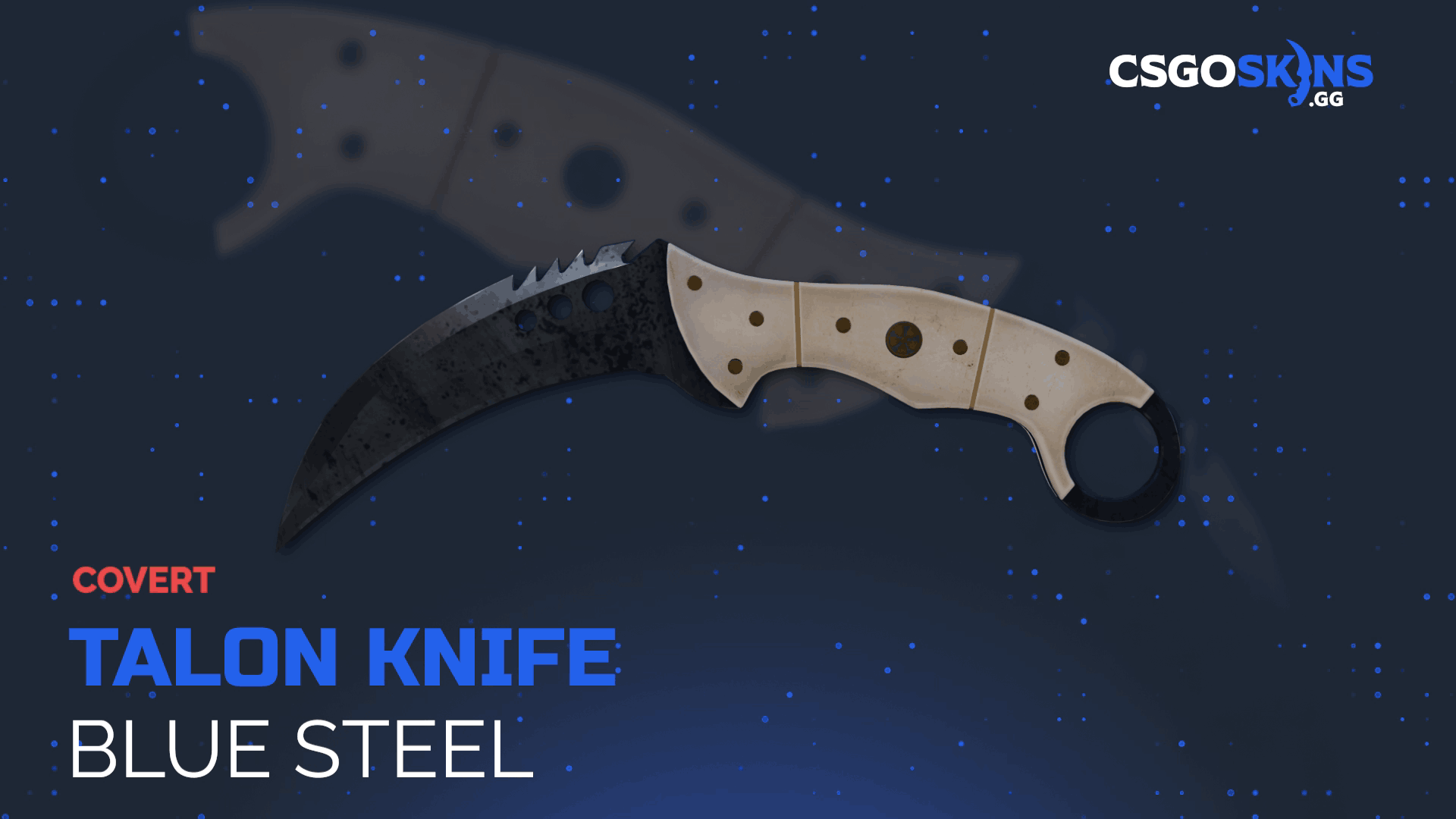 ★ Talon Knife | Blue Steel Gameplay Showcase