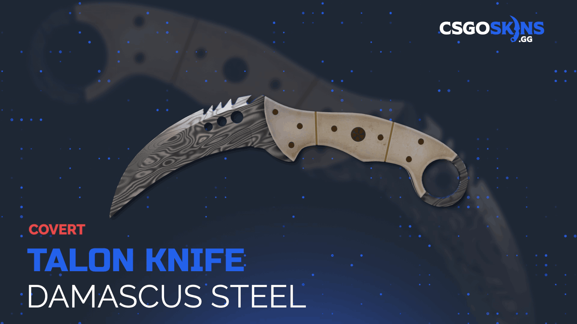 ★ Talon Knife | Damascus Steel Gameplay Showcase