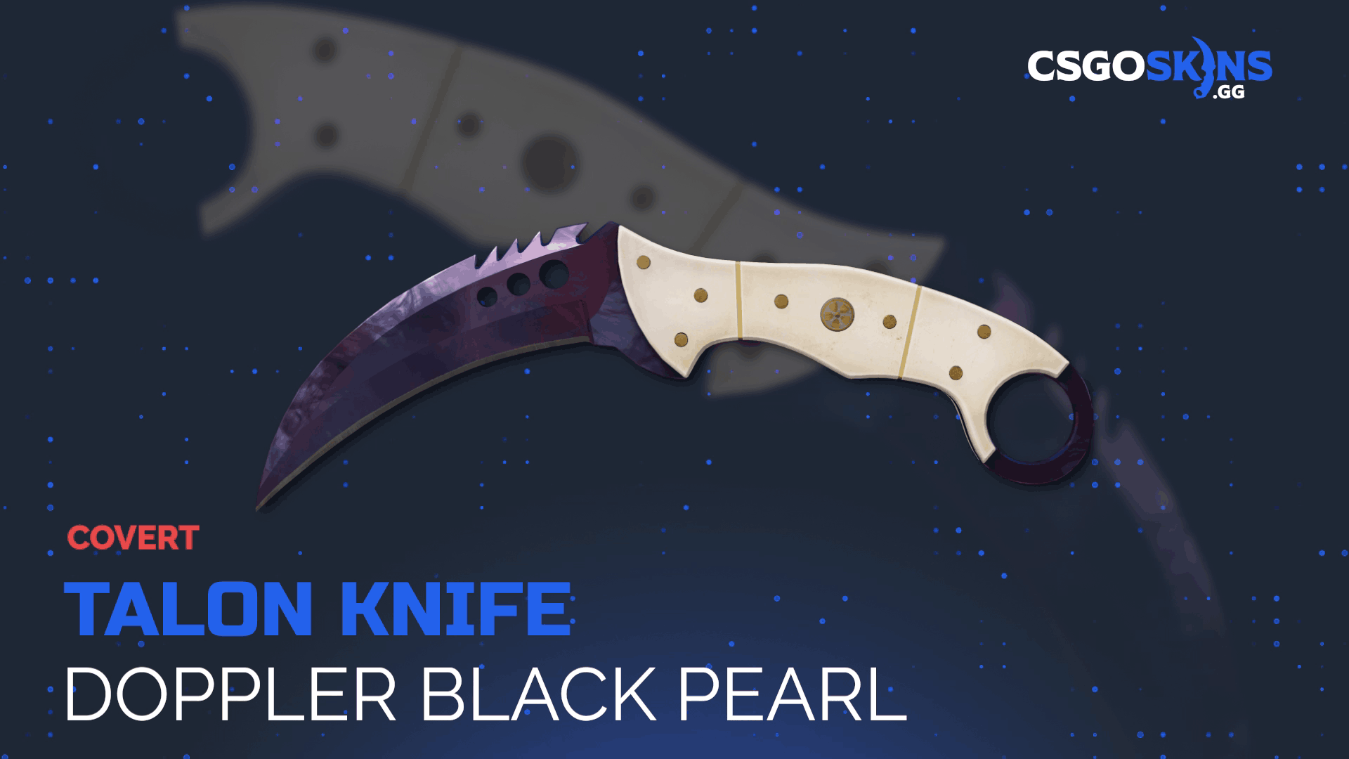 ★ Talon Knife | Doppler Black Pearl Gameplay Showcase