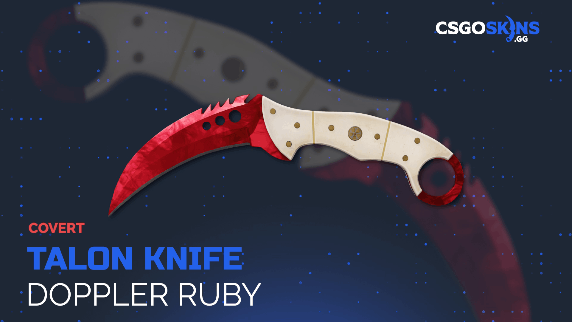 ★ Talon Knife | Doppler Ruby Gameplay Showcase