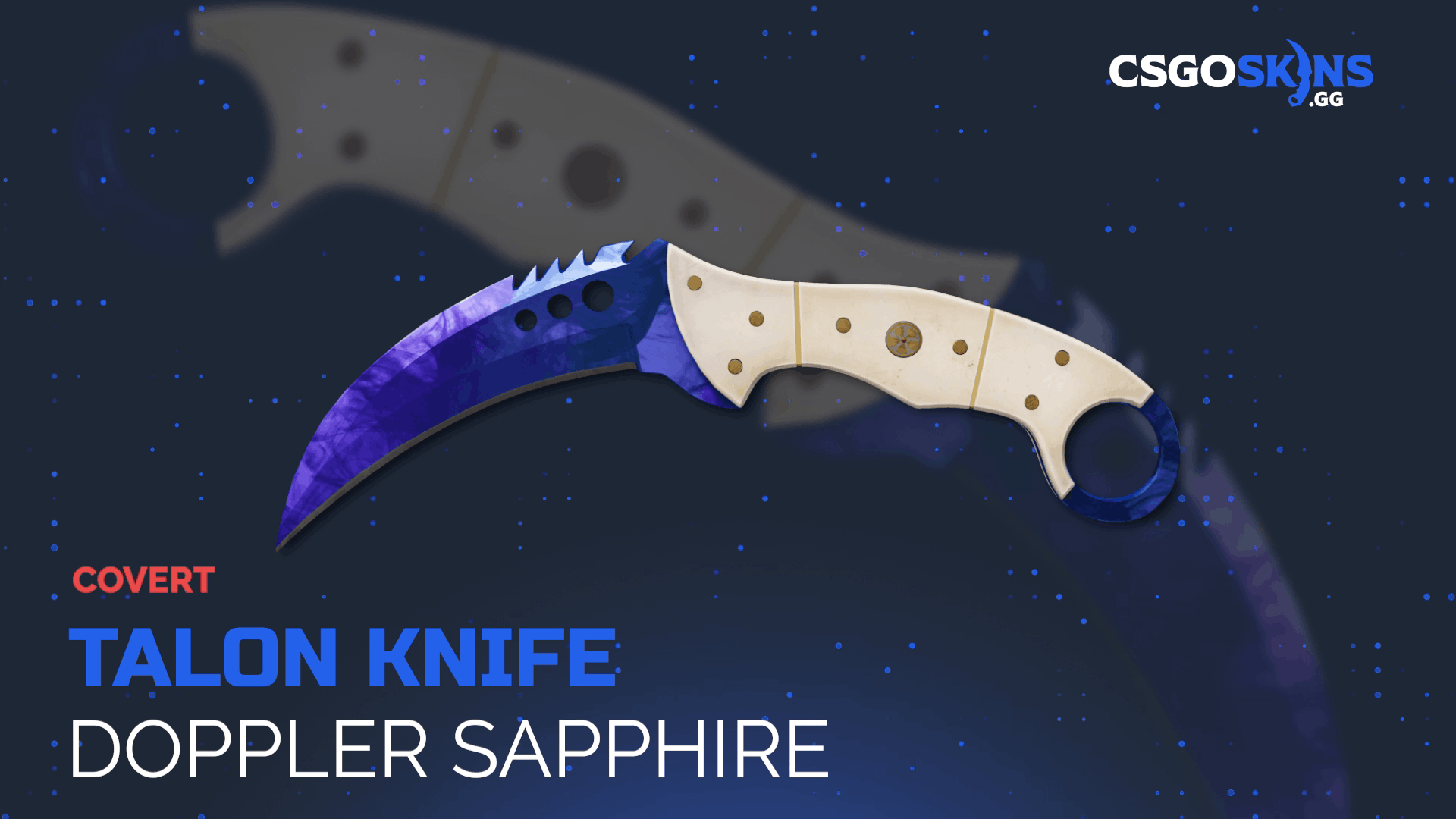 ★ Talon Knife | Doppler Sapphire Gameplay Showcase