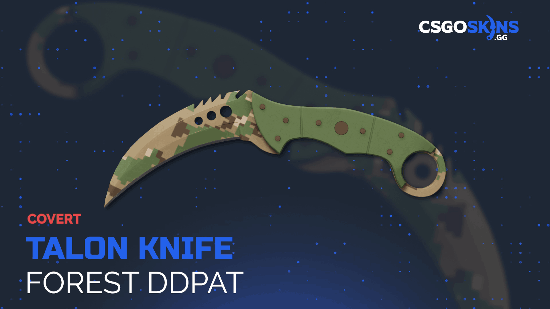 ★ Talon Knife | Forest DDPAT Gameplay Showcase