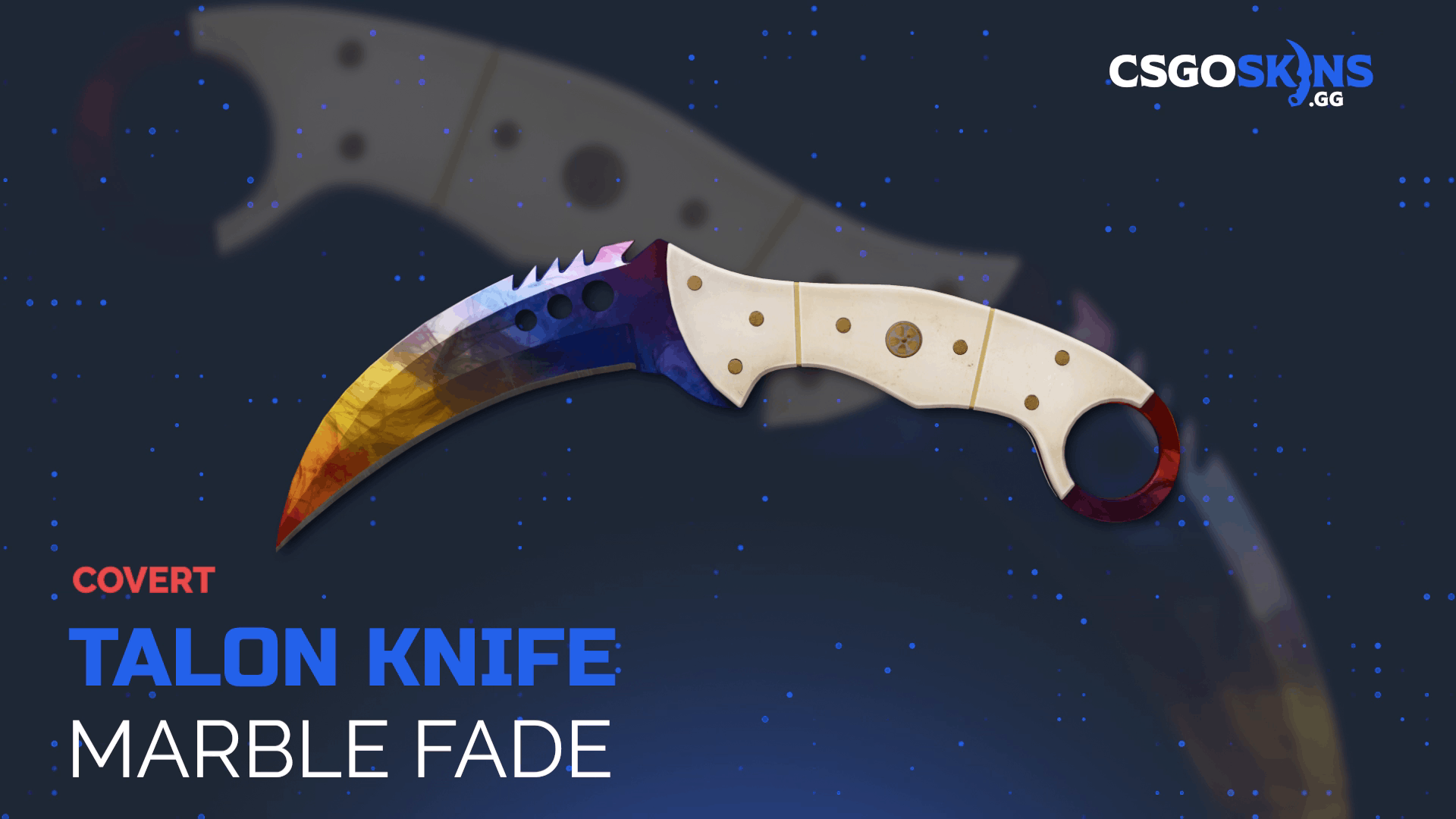 ★ Talon Knife | Marble Fade Gameplay Showcase
