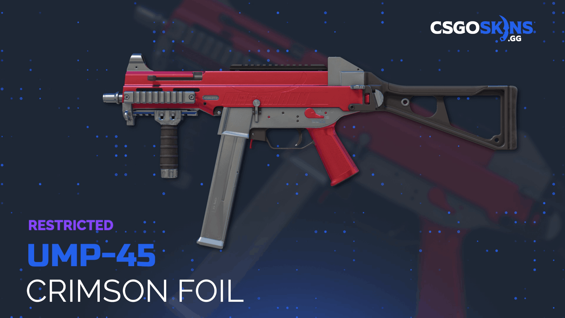 UMP-45 | Crimson Foil Gameplay Showcase