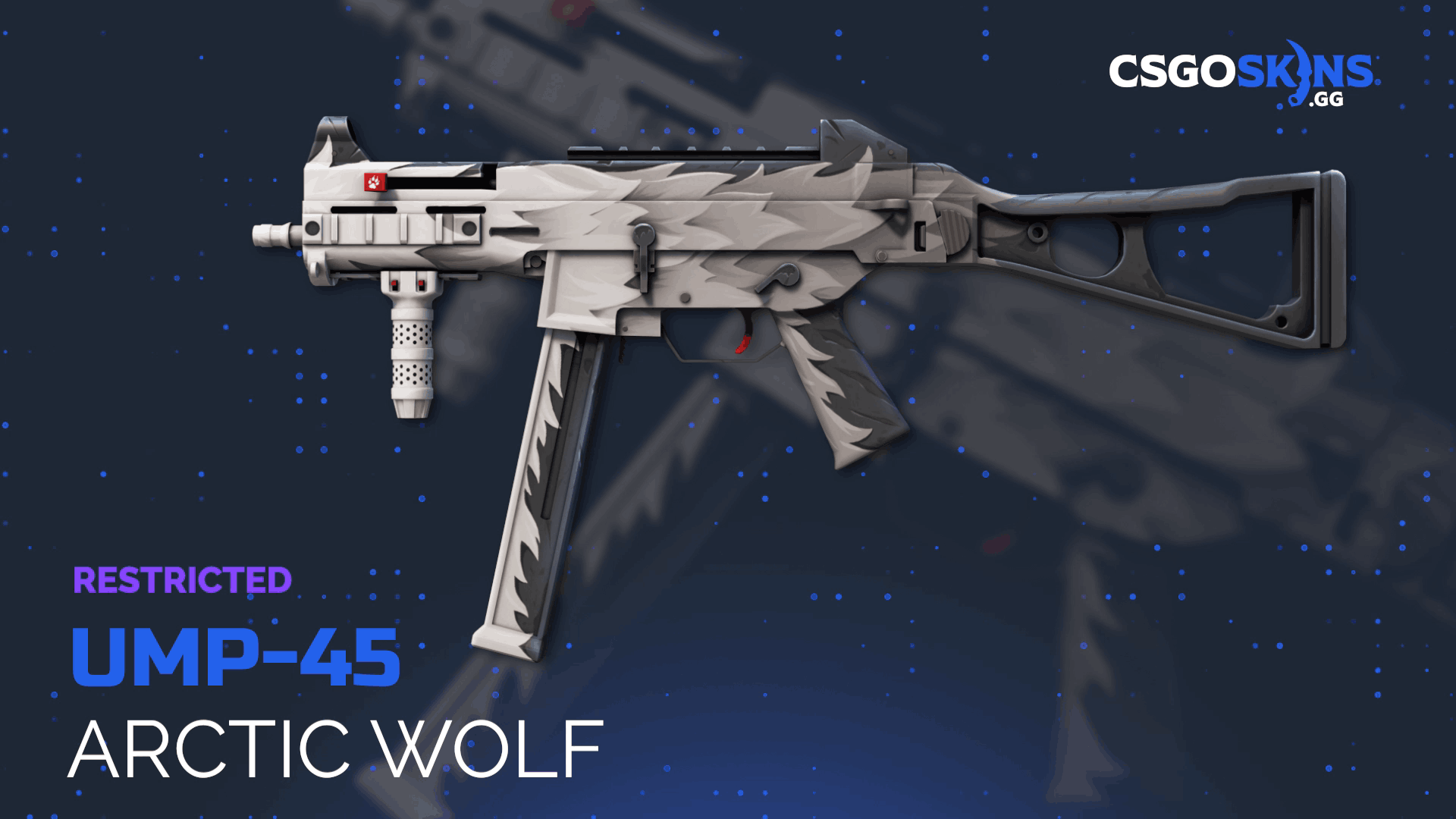 UMP-45 | Arctic Wolf Gameplay Showcase