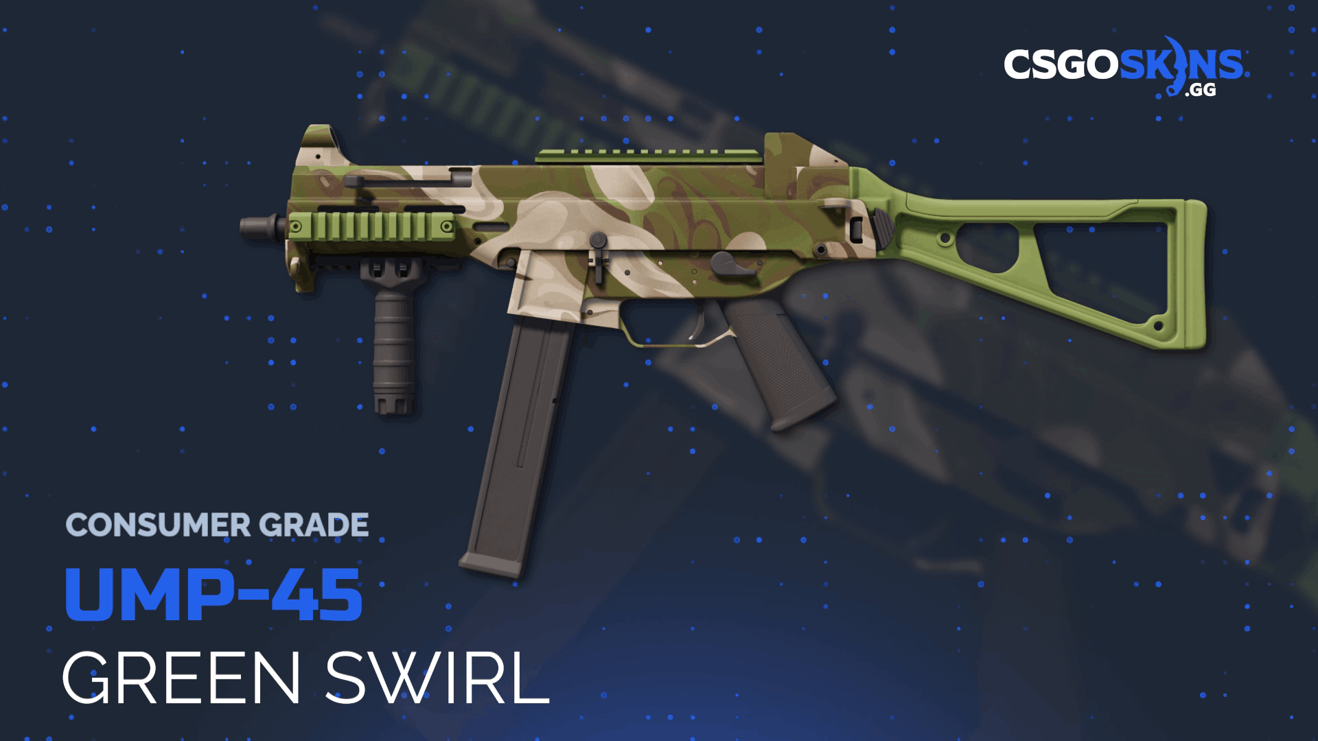 UMP-45 | Green Swirl Gameplay Showcase
