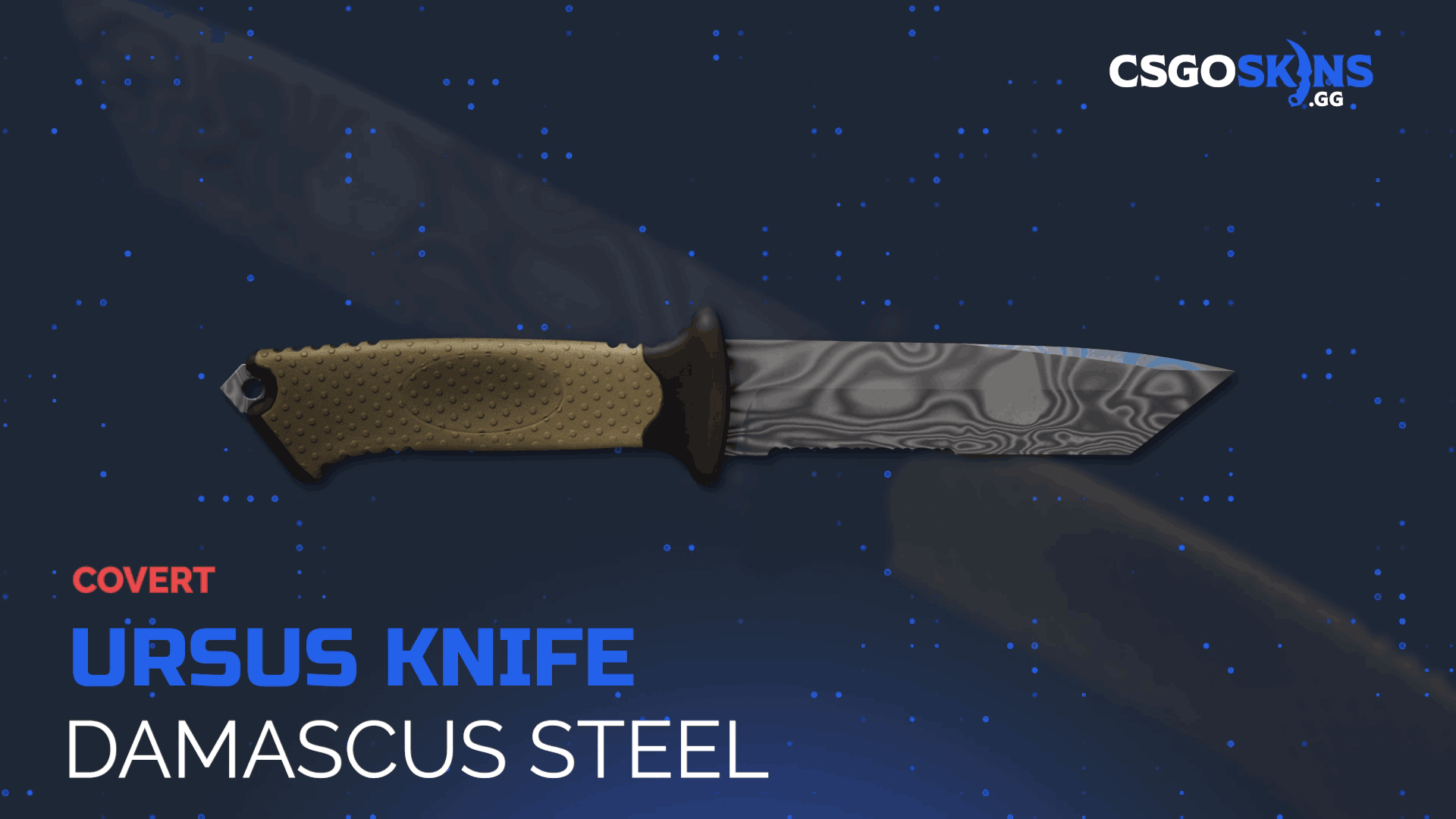 ★ Ursus Knife | Damascus Steel Gameplay Showcase