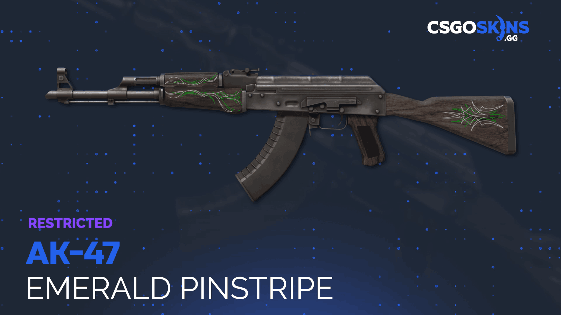 AK-47 | Emerald Pinstripe Gameplay Showcase
