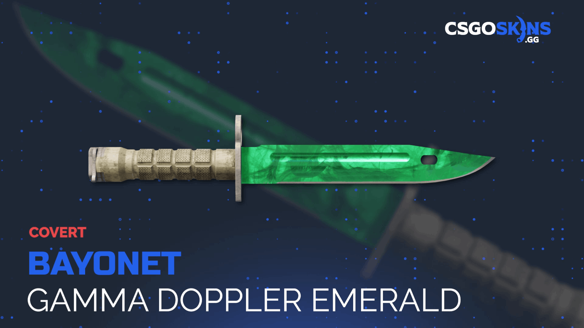 ★ Bayonet | Gamma Doppler Emerald Gameplay Showcase