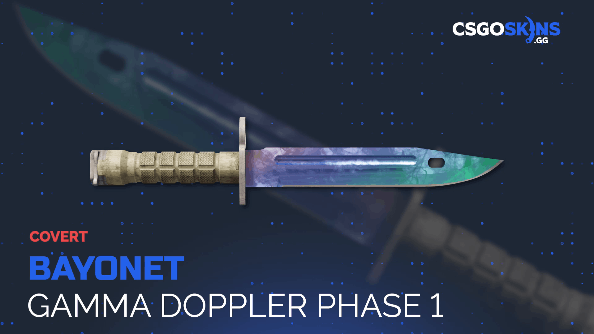 ★ Bayonet | Gamma Doppler Phase 1 Gameplay Showcase