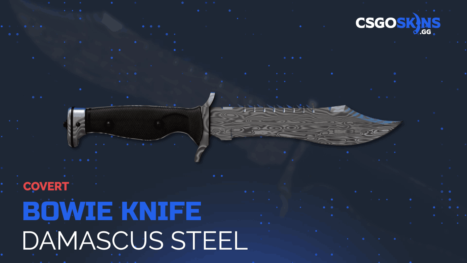 ★ Bowie Knife | Damascus Steel Gameplay Showcase