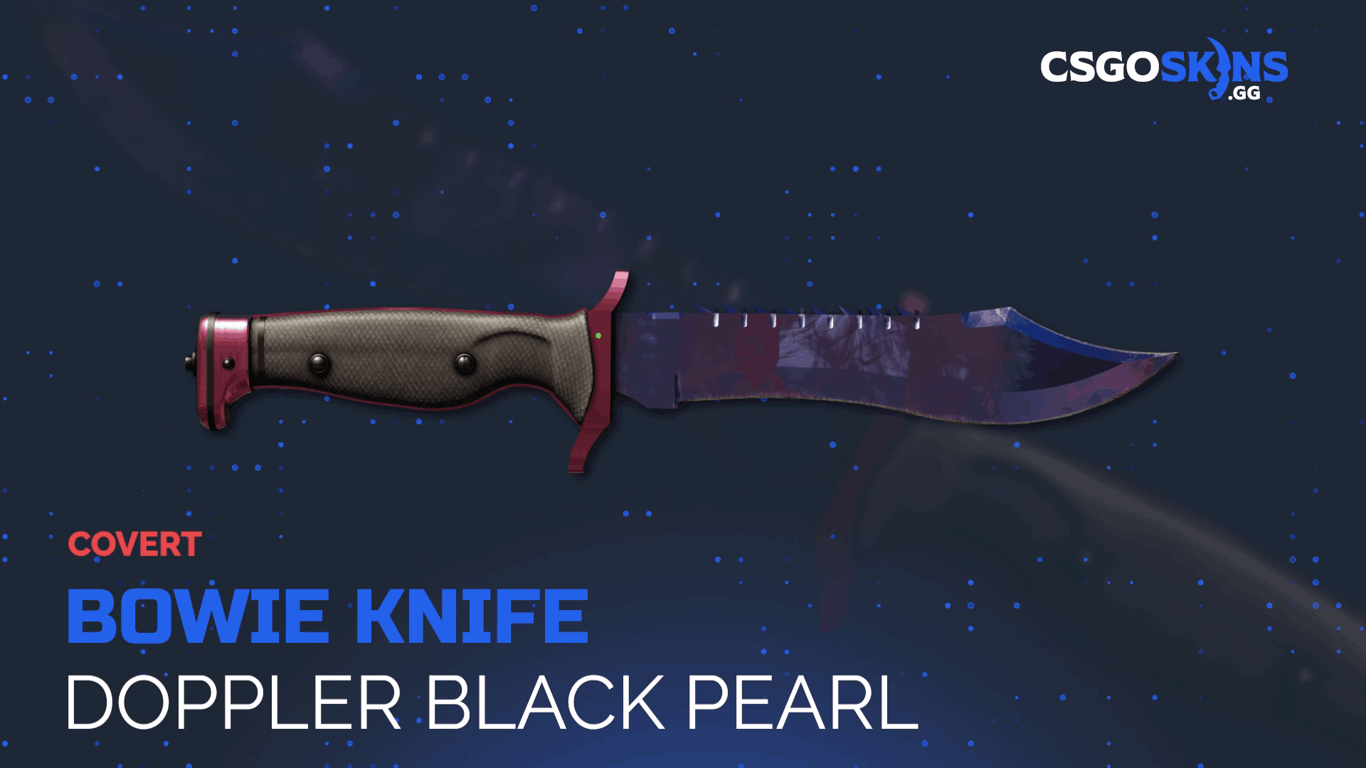 ★ Bowie Knife | Doppler Black Pearl Gameplay Showcase