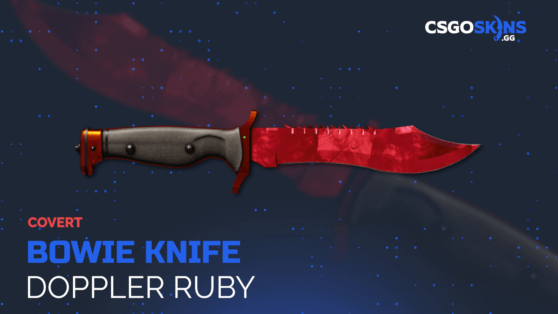 ★ Bowie Knife | Doppler Ruby Gameplay Showcase