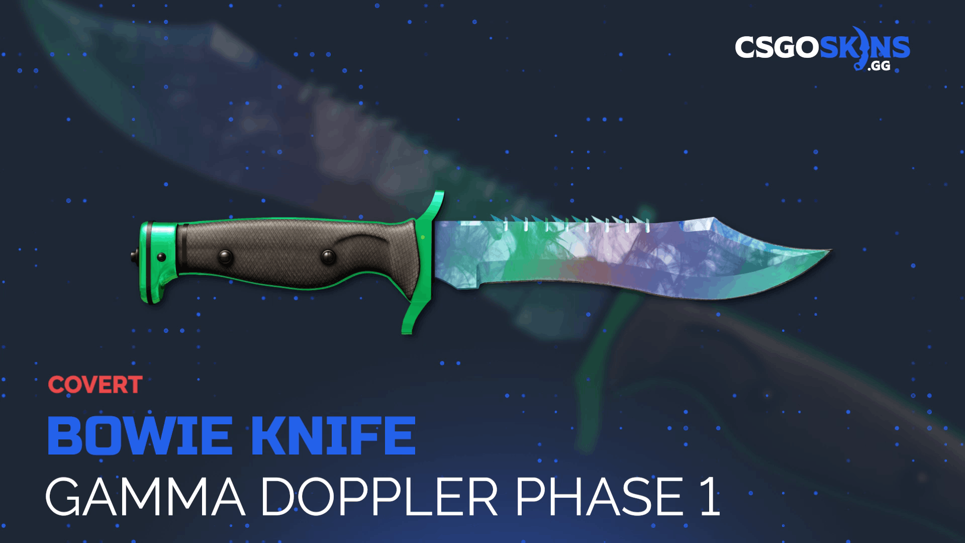 ★ Bowie Knife | Gamma Doppler Phase 1 Gameplay Showcase
