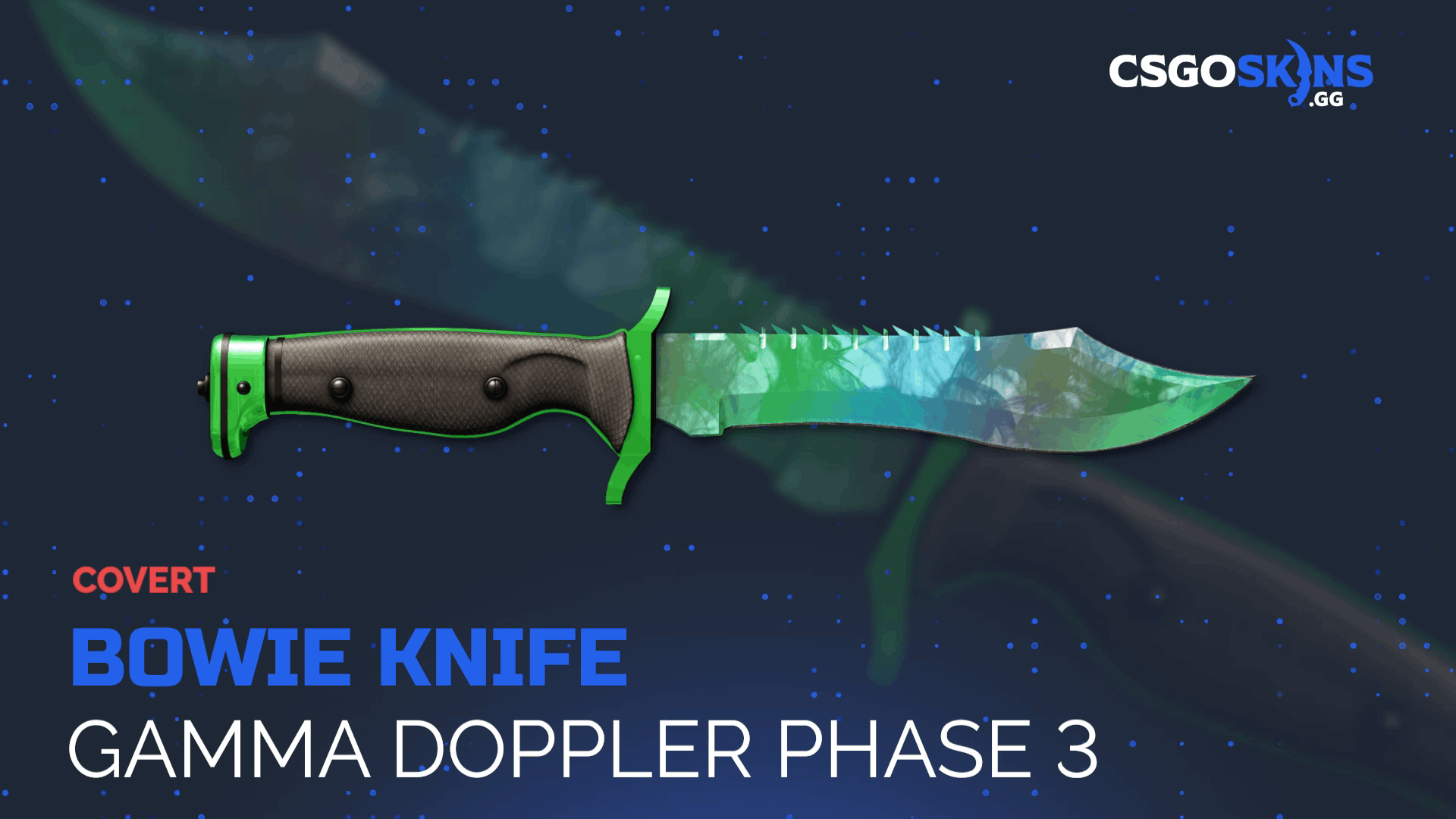 ★ Bowie Knife | Gamma Doppler Phase 3 Gameplay Showcase