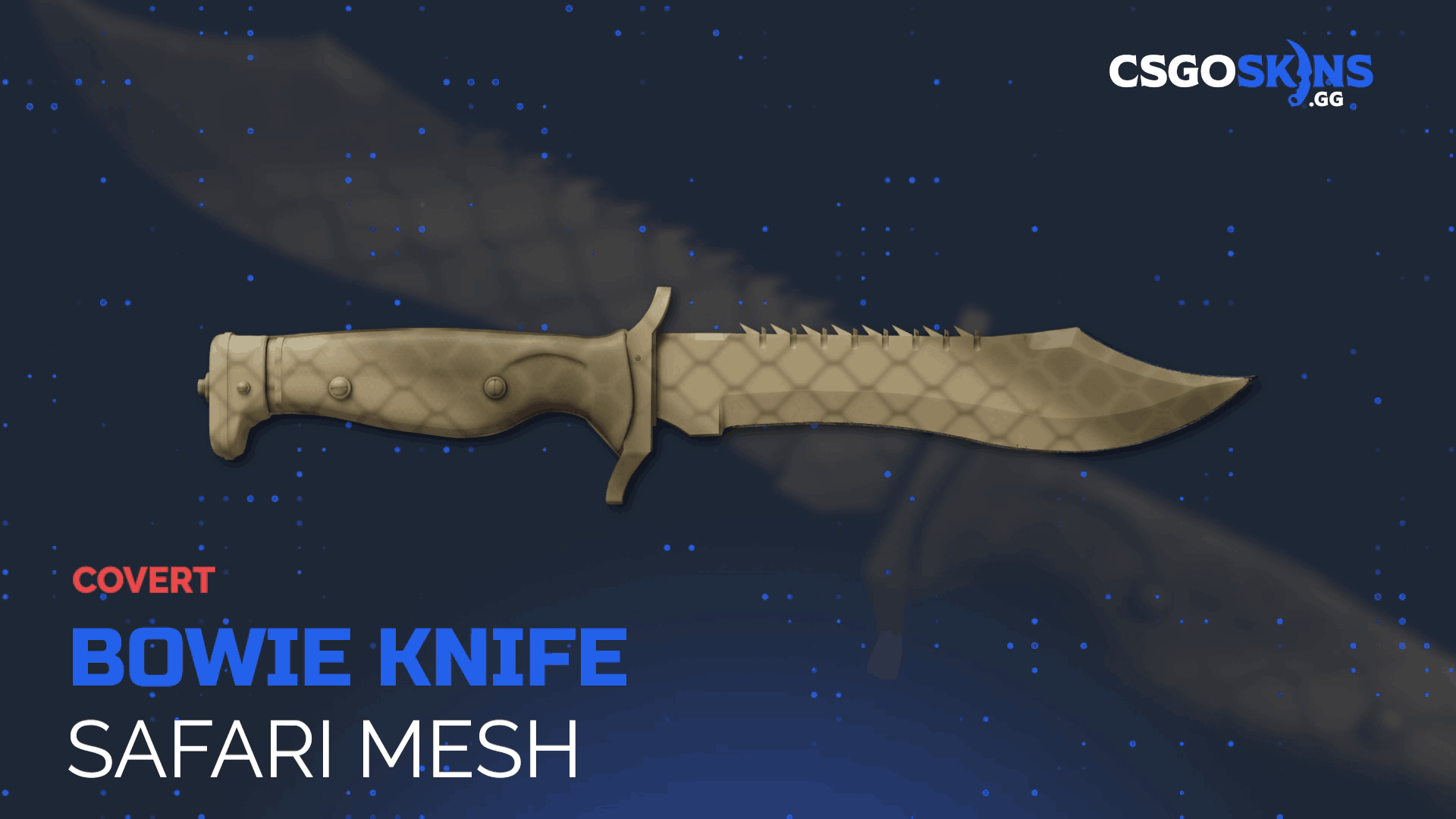 ★ Bowie Knife | Safari Mesh Gameplay Showcase
