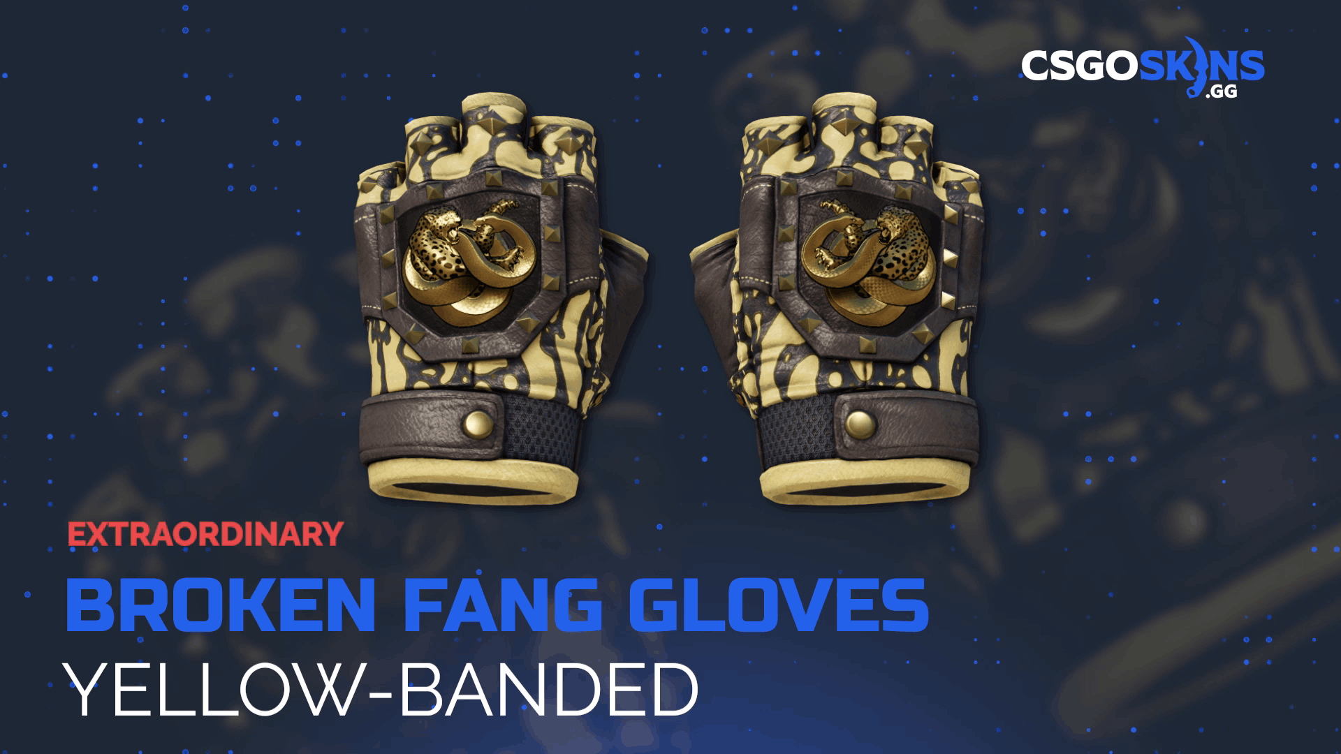 ★ Broken Fang Gloves | Yellow-banded Gameplay Showcase