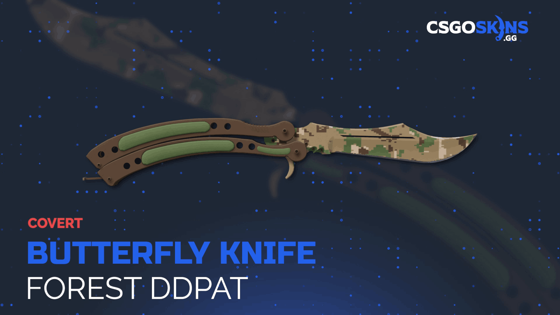 ★ Butterfly Knife | Forest DDPAT Gameplay Showcase