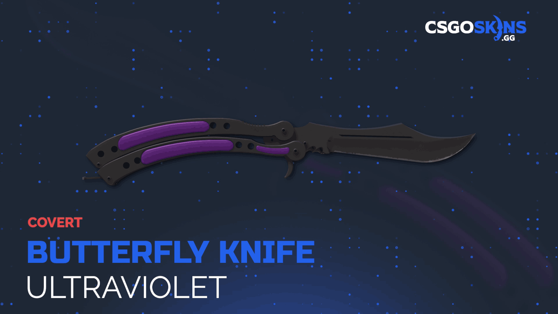 ★ Butterfly Knife | Ultraviolet Gameplay Showcase