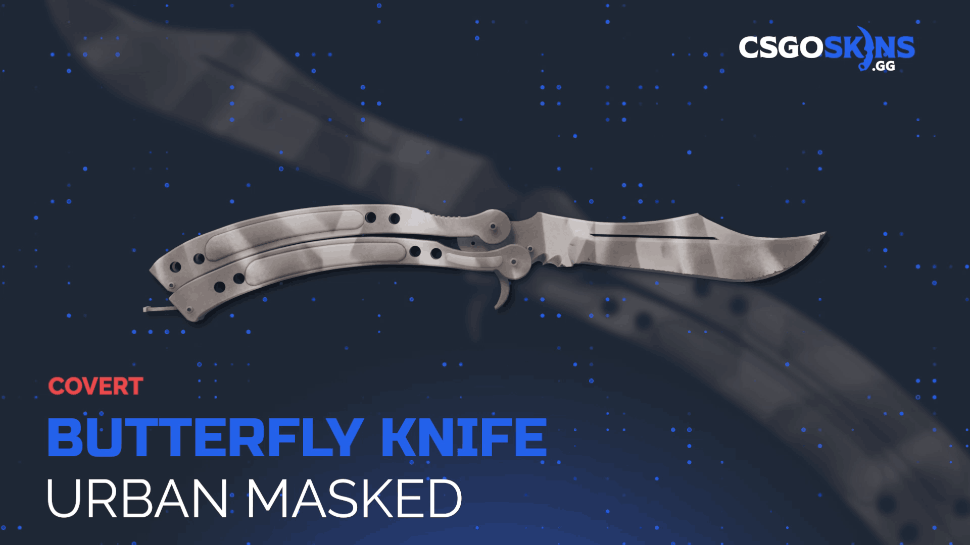 ★ Butterfly Knife | Urban Masked Gameplay Showcase