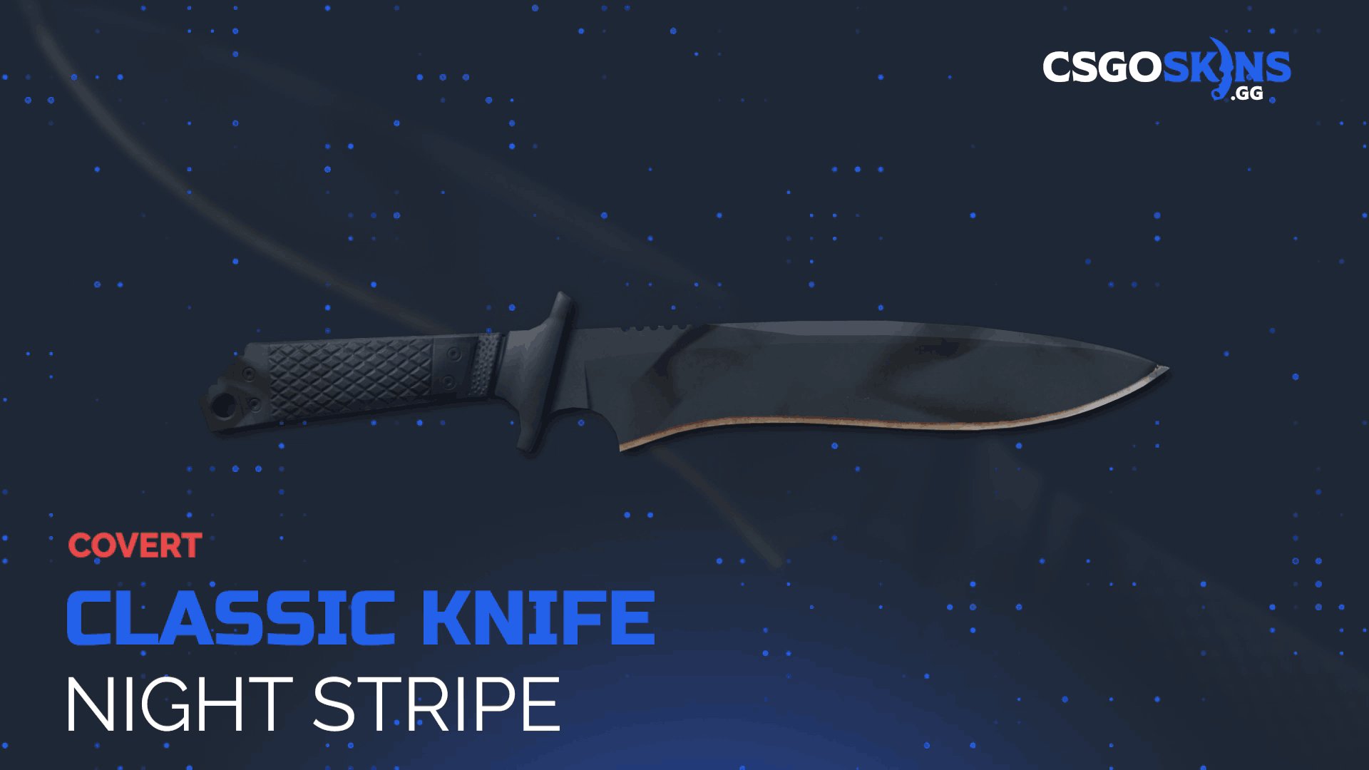 ★ Classic Knife | Night Stripe Gameplay Showcase
