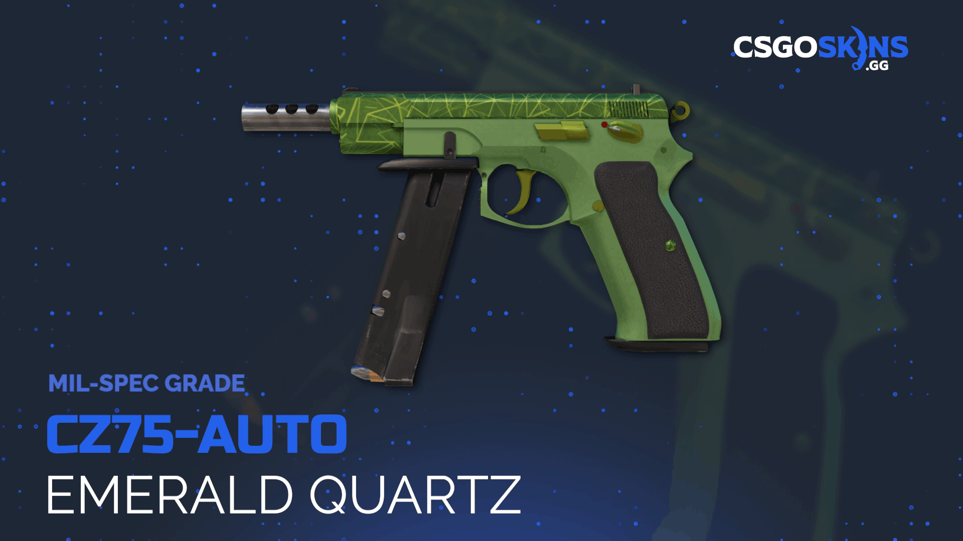 CZ75-Auto | Emerald Quartz Gameplay Showcase