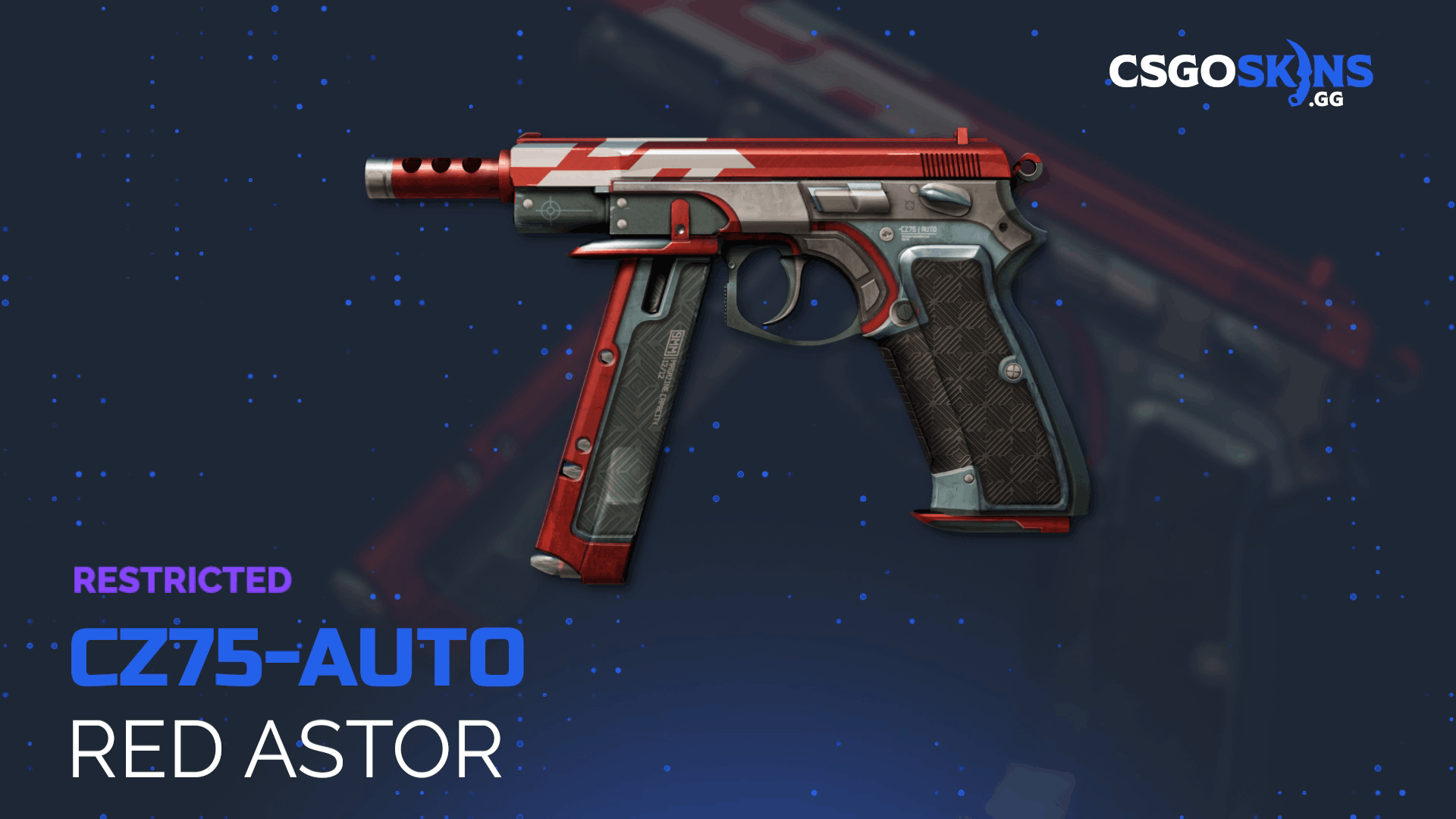 CZ75-Auto | Red Astor Gameplay Showcase