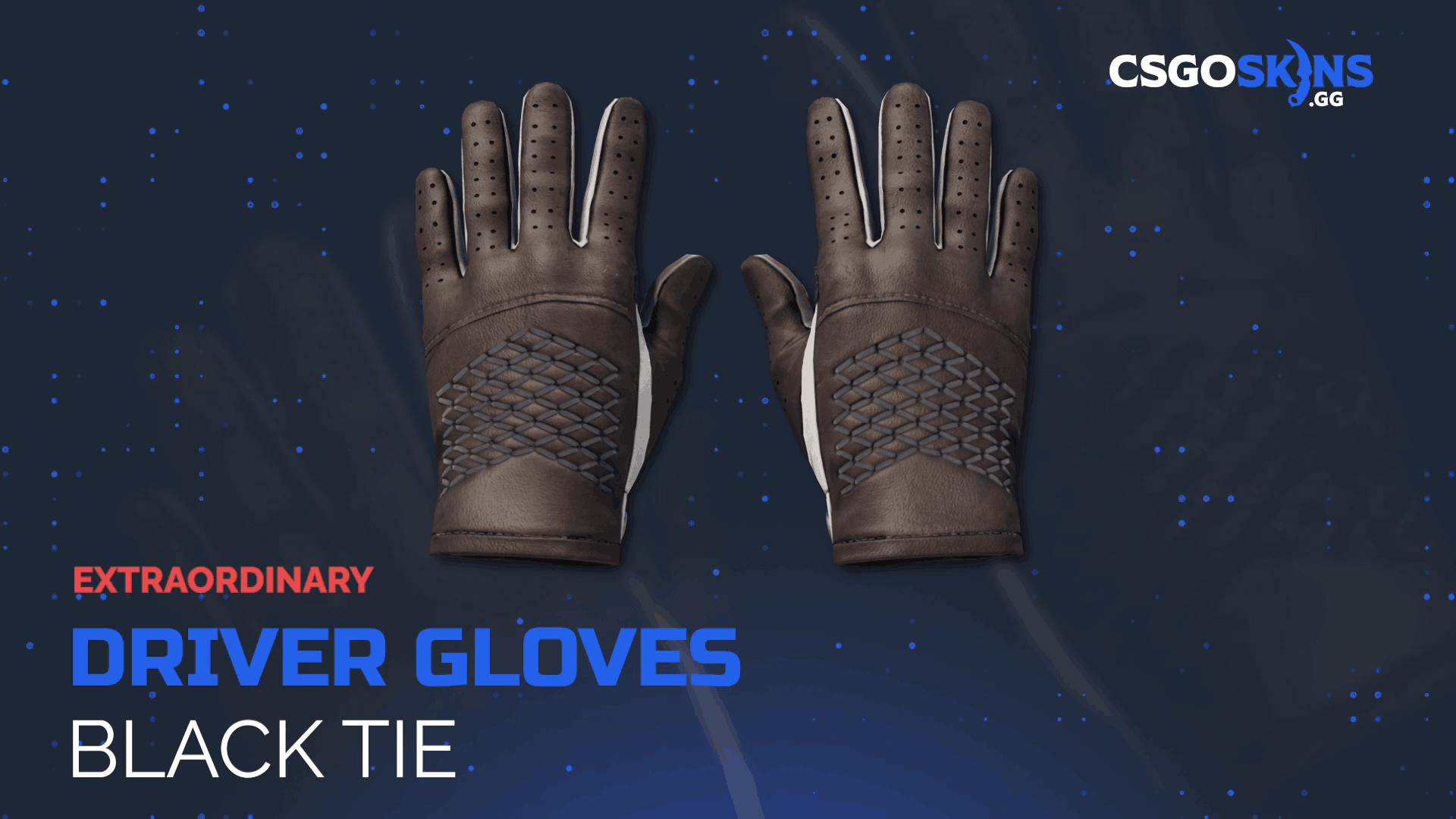 ★ Driver Gloves | Black Tie Gameplay Showcase