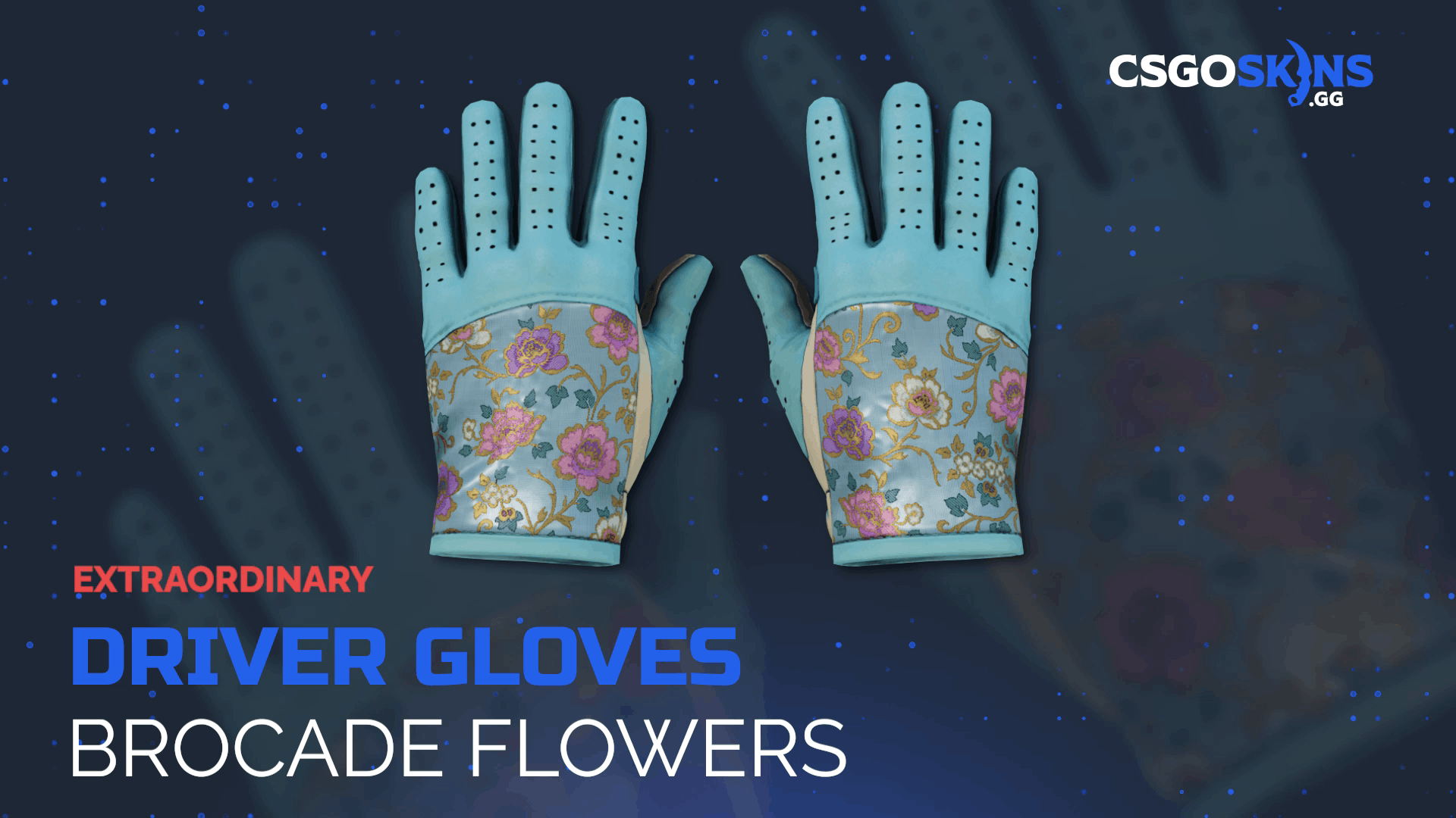★ Driver Gloves | Brocade Flowers Gameplay Showcase