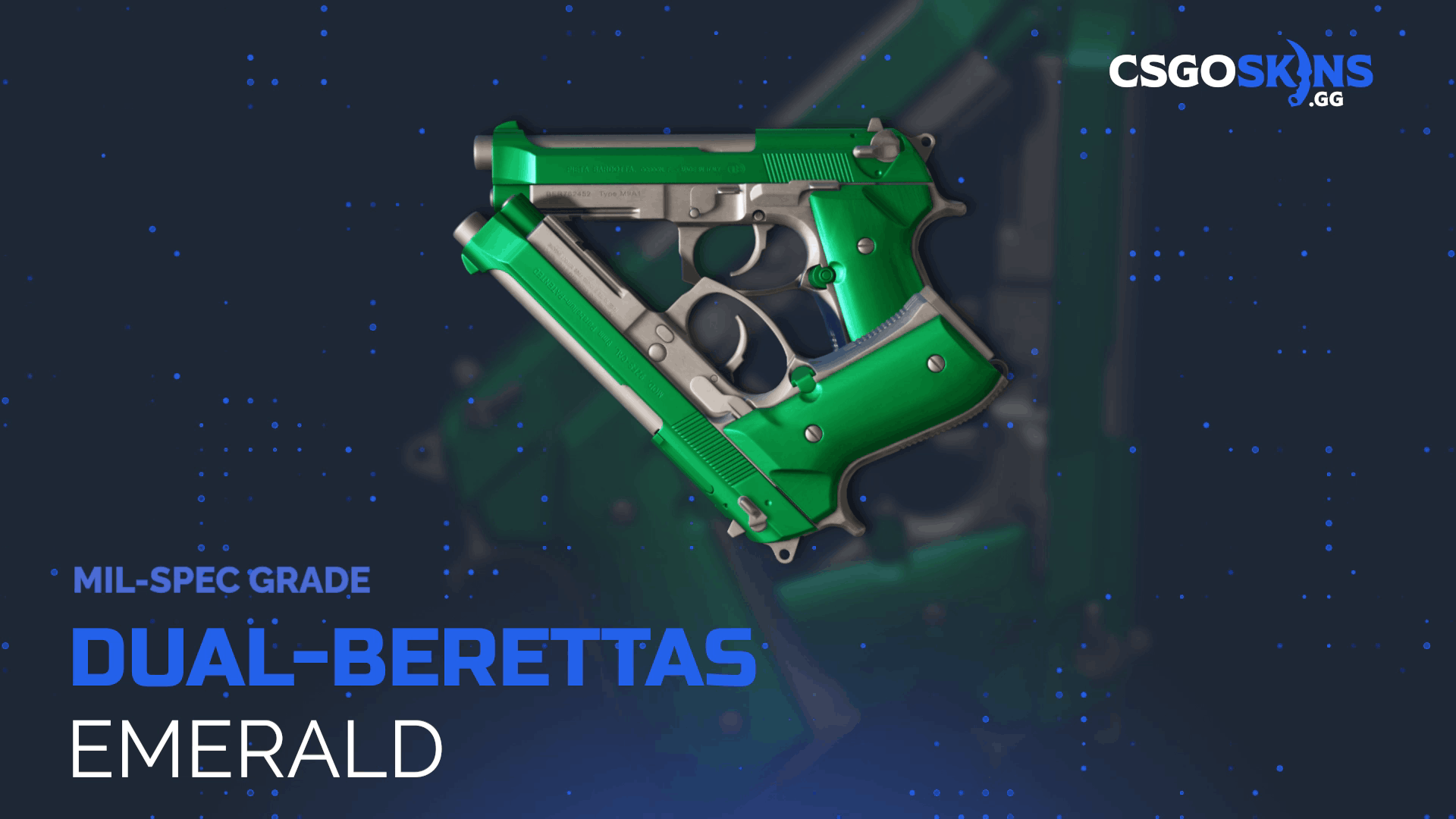 Dual Berettas | Emerald Gameplay Showcase