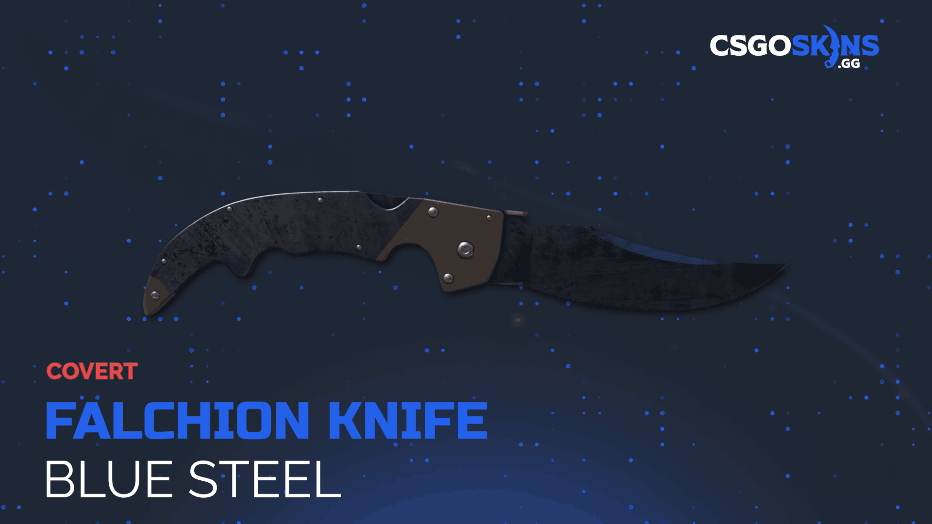 ★ Falchion Knife | Blue Steel Gameplay Showcase