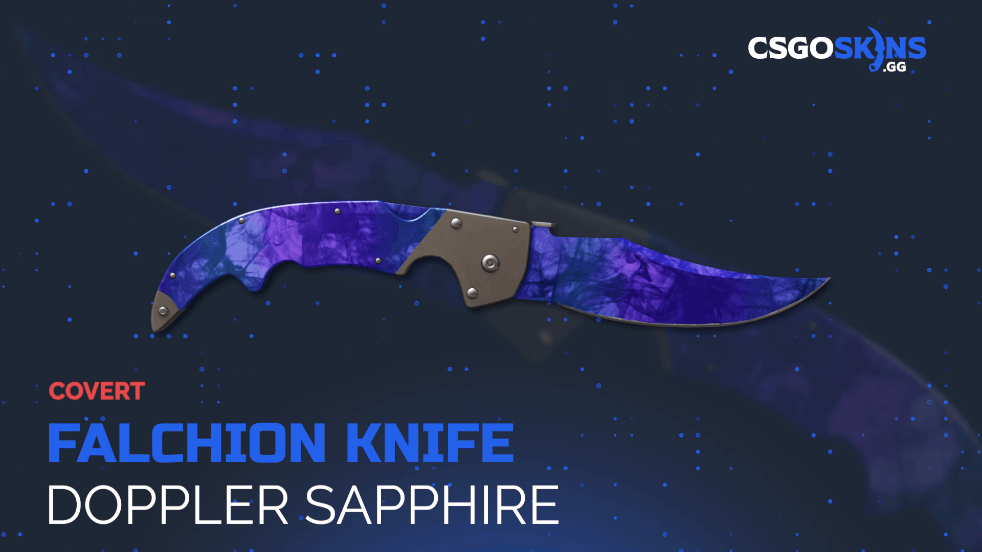 ★ Falchion Knife | Doppler Sapphire Gameplay Showcase