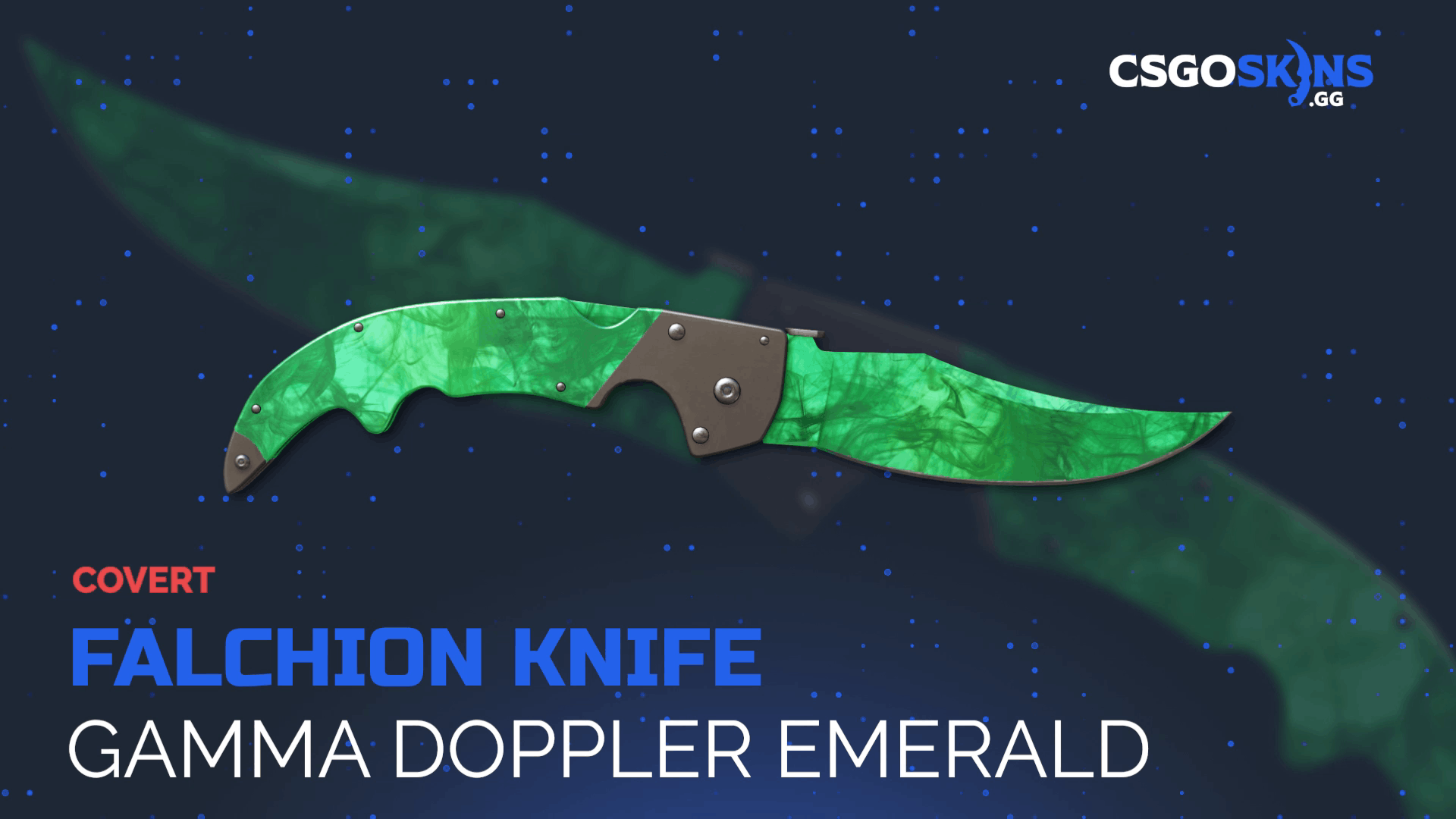 ★ Falchion Knife | Gamma Doppler Emerald Gameplay Showcase