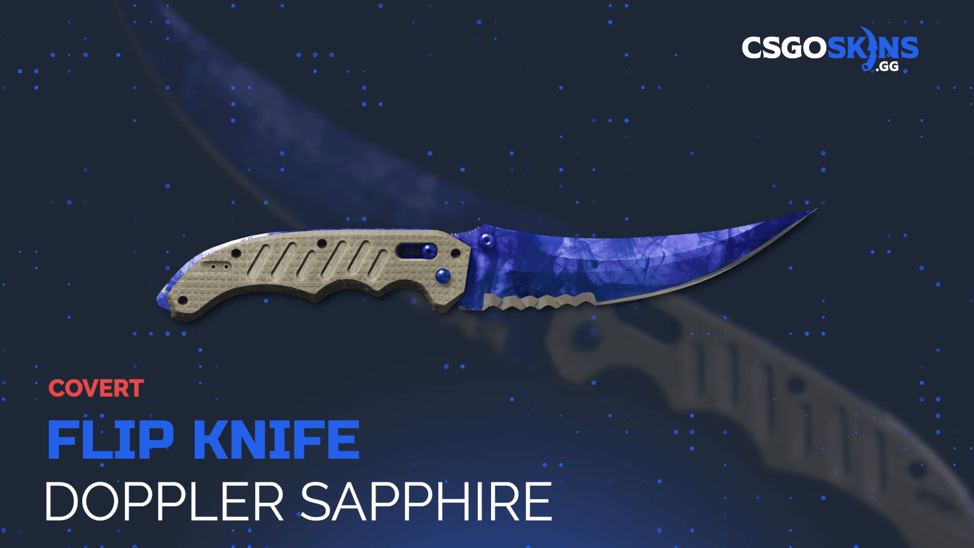 ★ Flip Knife | Doppler Sapphire Gameplay Showcase