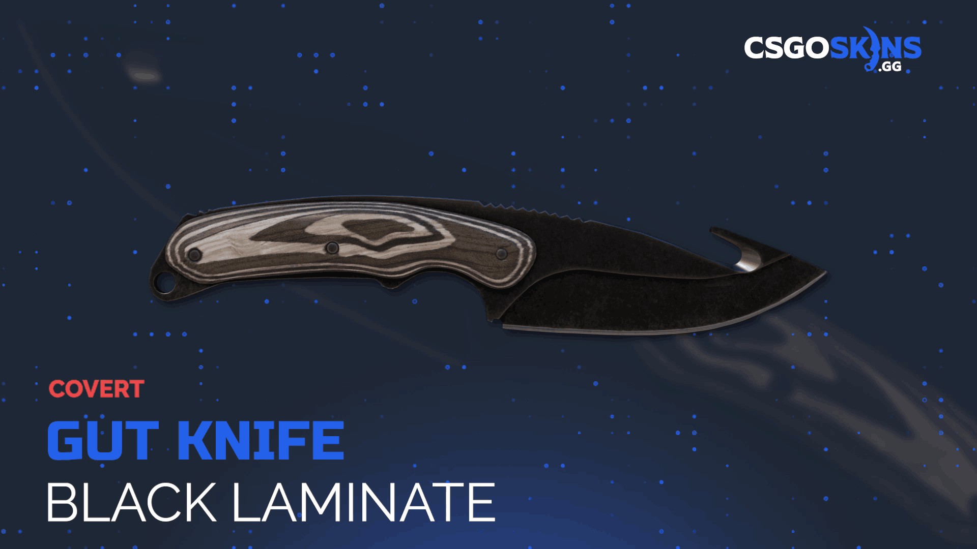 ★ Gut Knife | Black Laminate Gameplay Showcase