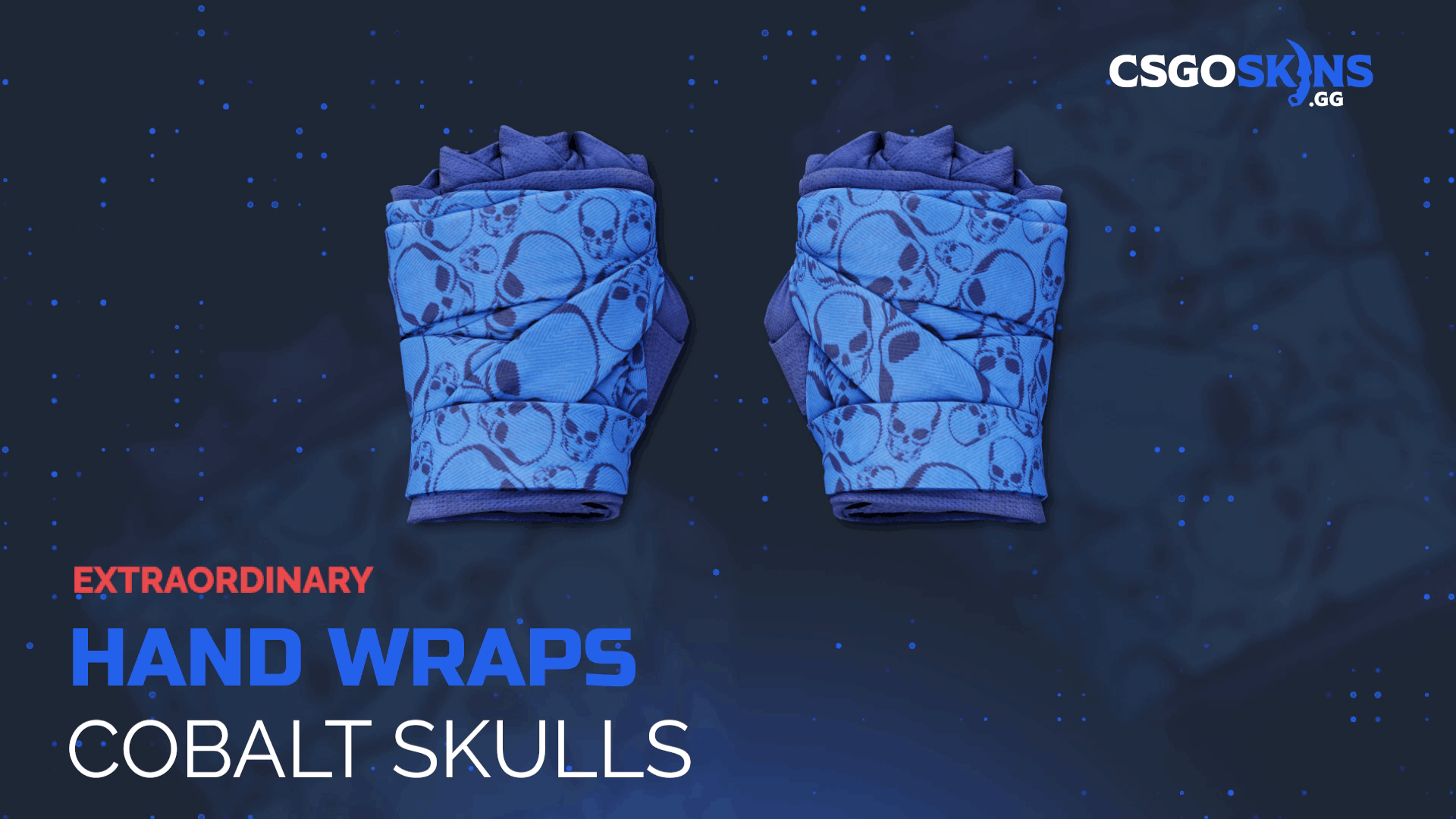 ★ Hand Wraps | Cobalt Skulls Gameplay Showcase