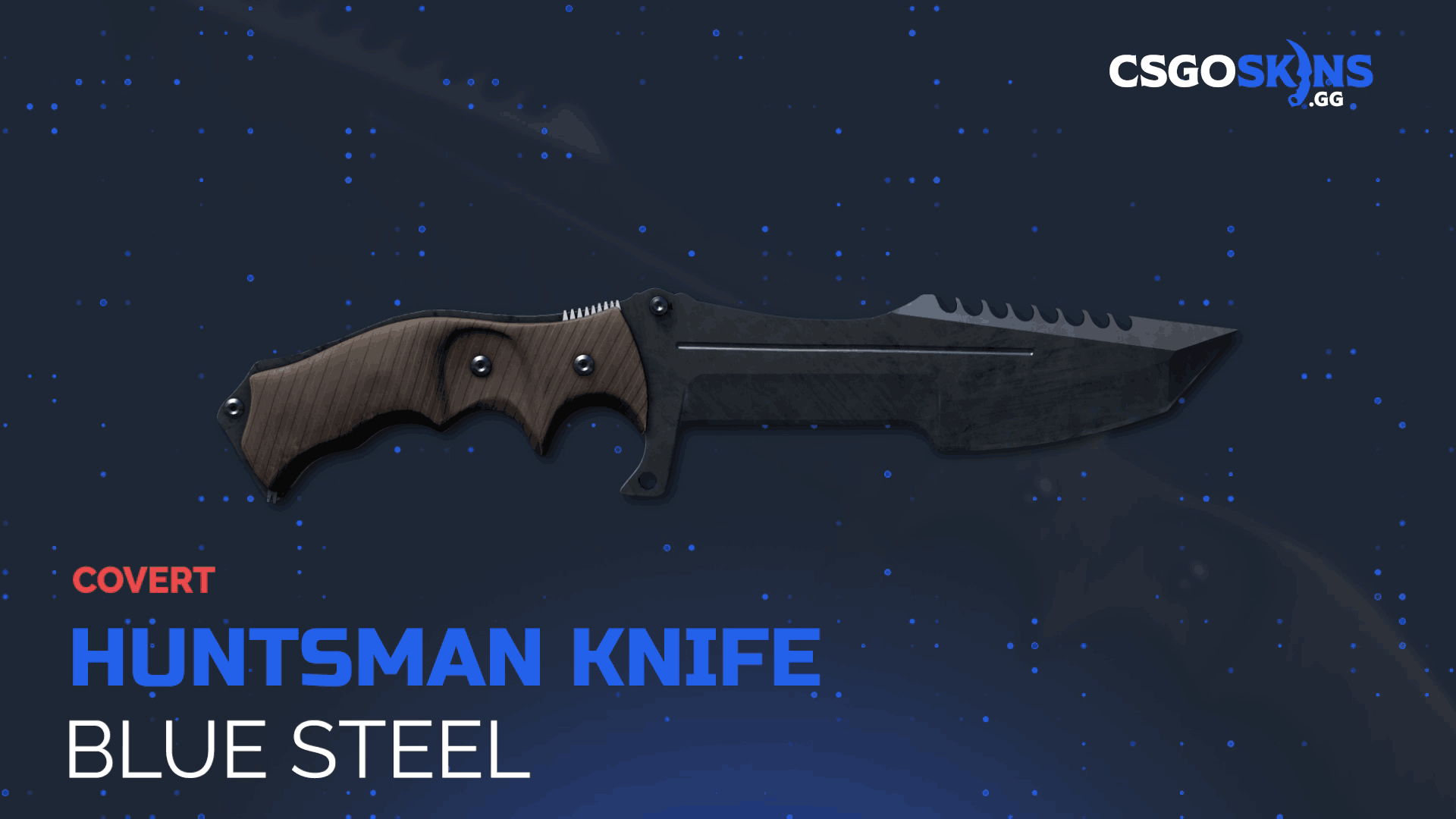 ★ Huntsman Knife | Blue Steel Gameplay Showcase