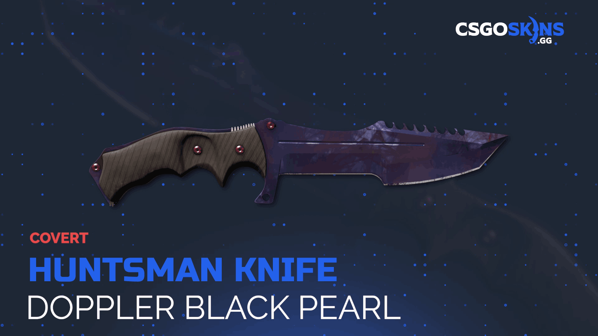 ★ Huntsman Knife | Doppler Black Pearl Gameplay Showcase