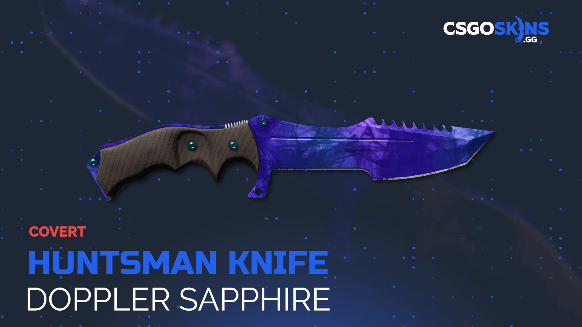 ★ Huntsman Knife | Doppler Sapphire Gameplay Showcase