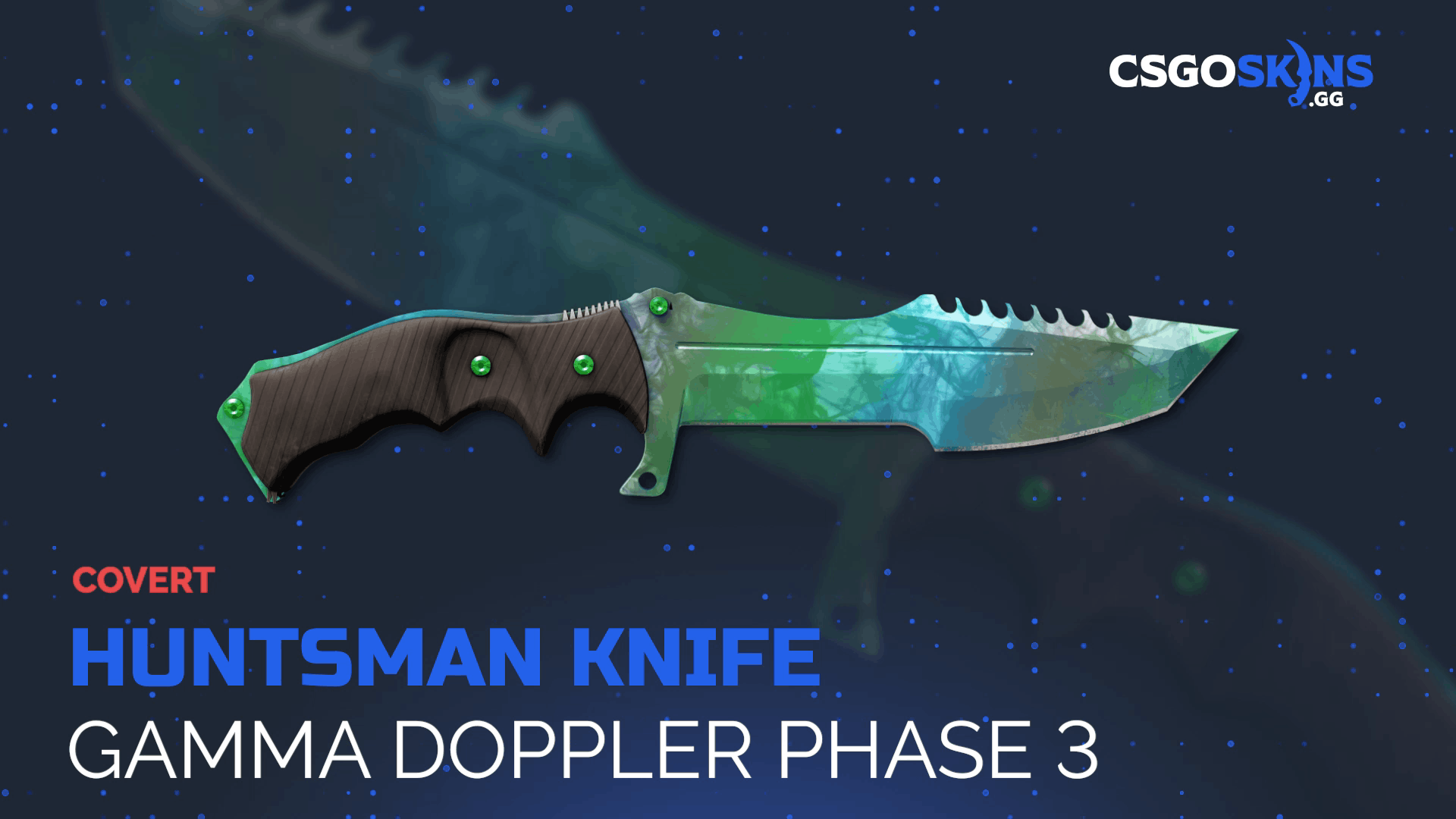 ★ Huntsman Knife | Gamma Doppler Phase 3 Gameplay Showcase
