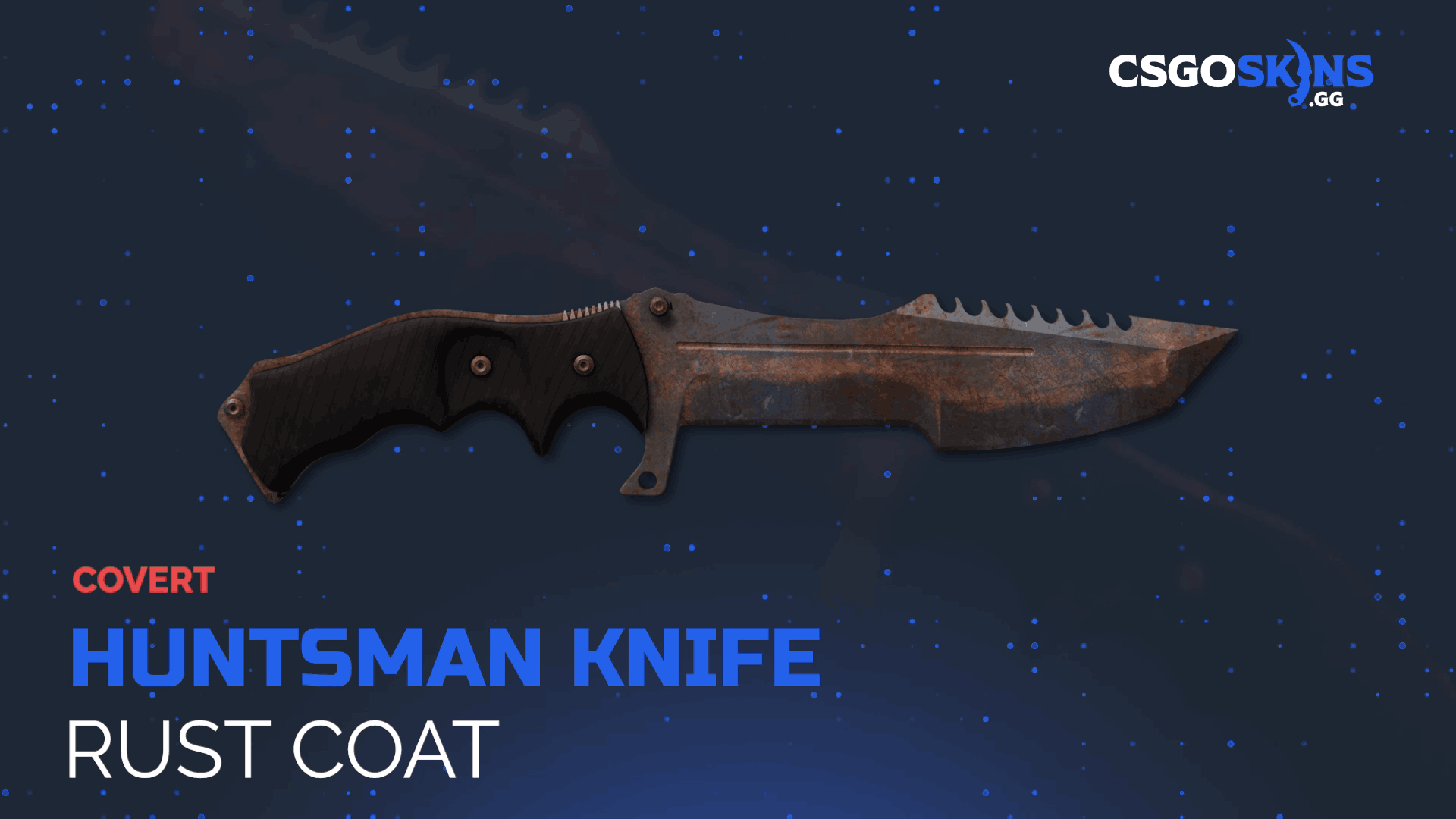 ★ Huntsman Knife | Rust Coat Gameplay Showcase