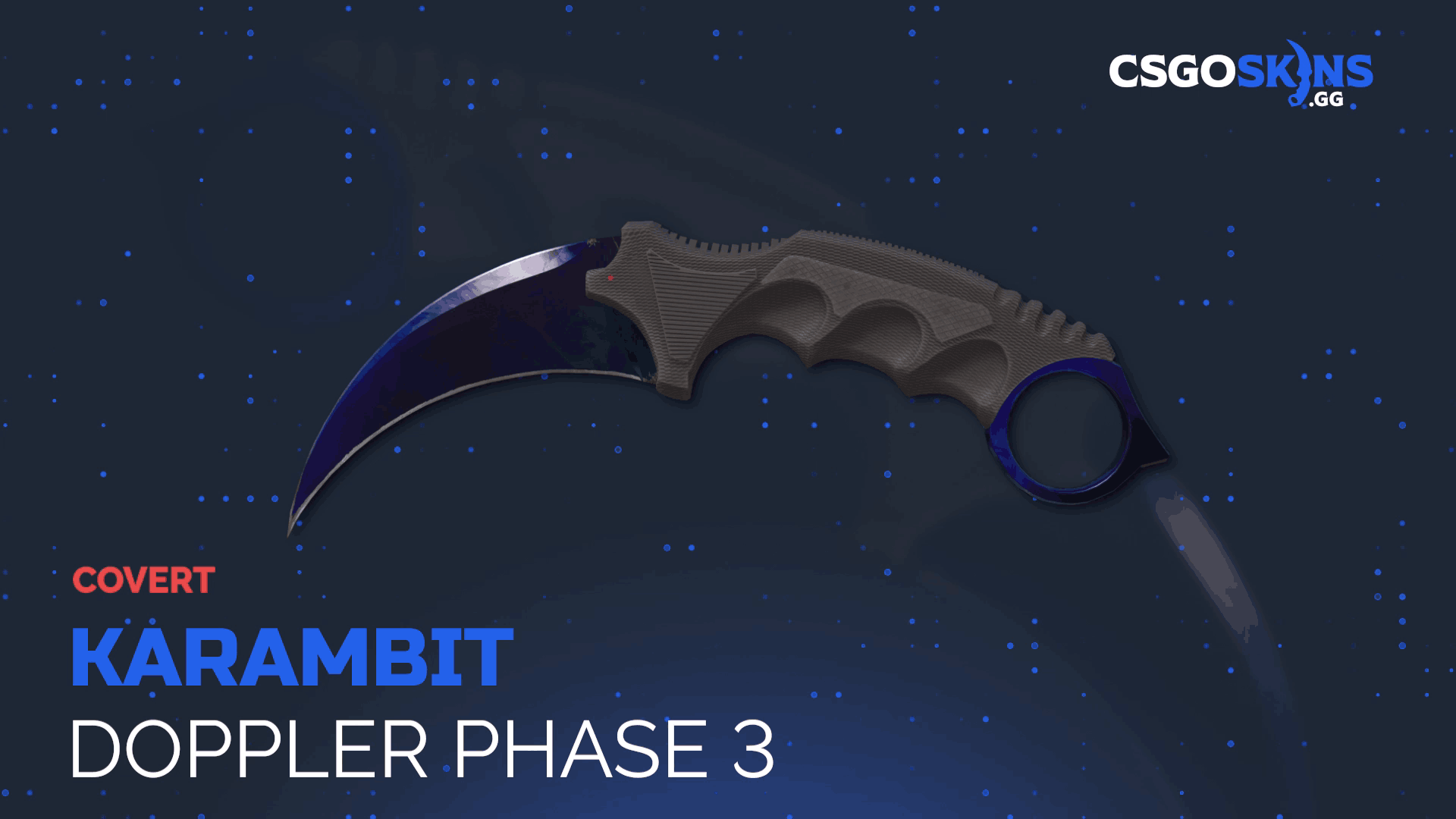 ★ Karambit | Doppler Phase 3 Gameplay Showcase