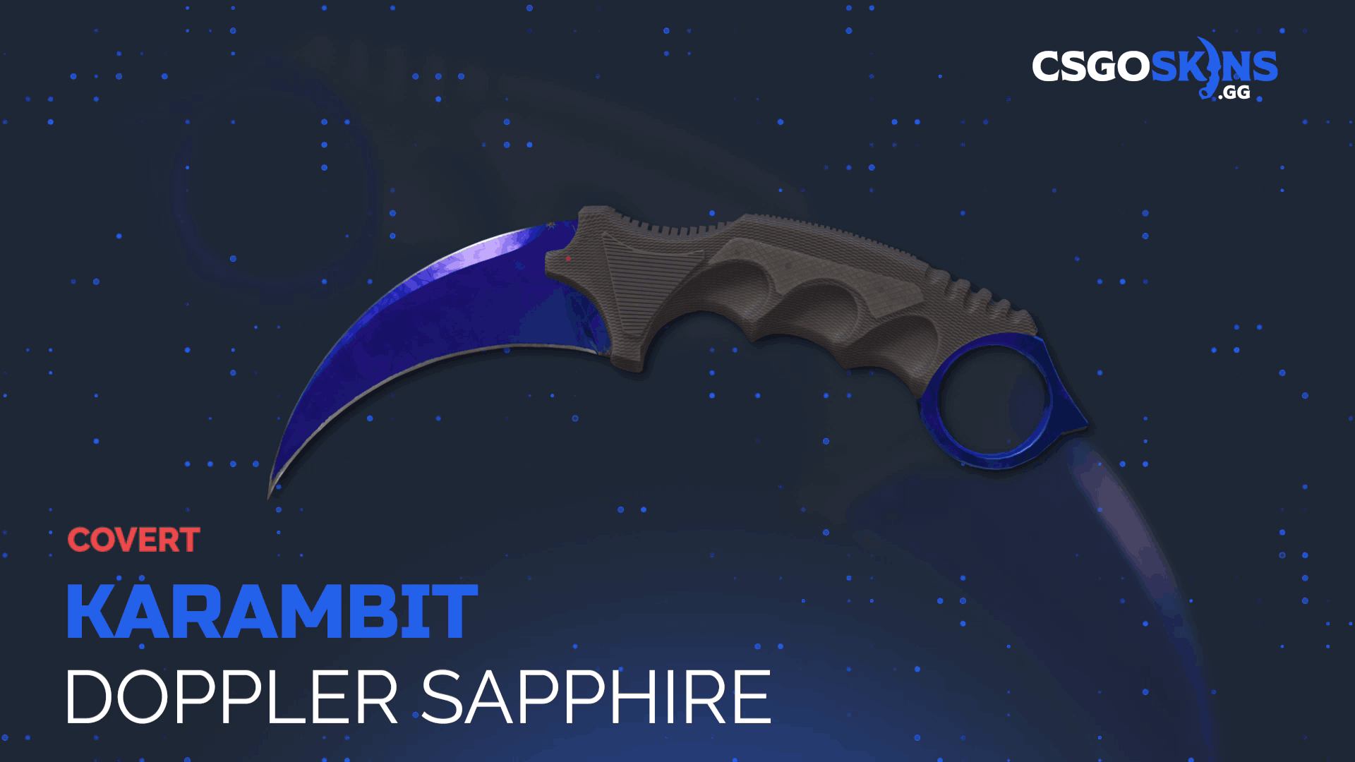 ★ Karambit | Doppler Sapphire Gameplay Showcase