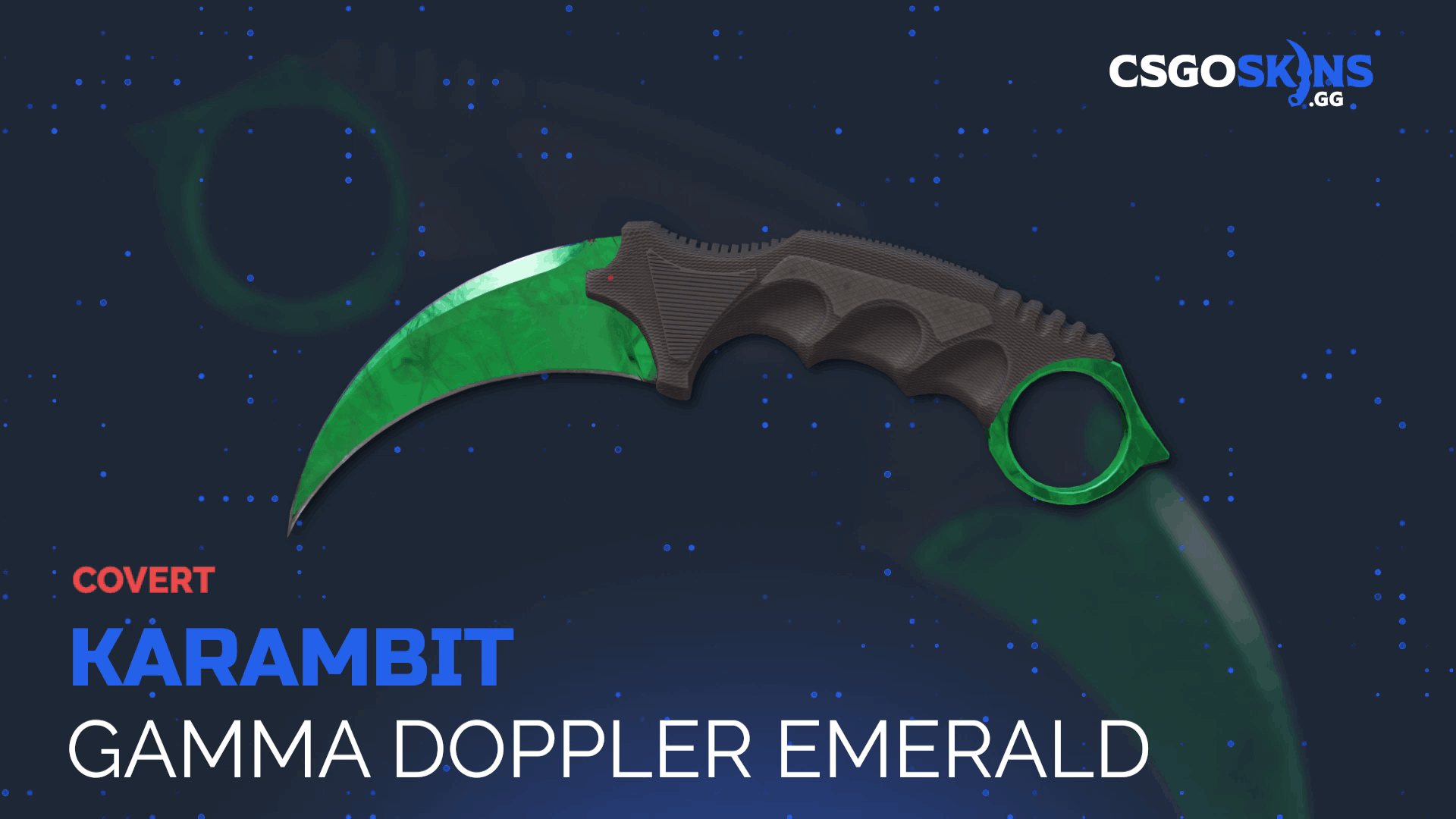 ★ Karambit | Gamma Doppler Emerald Gameplay Showcase