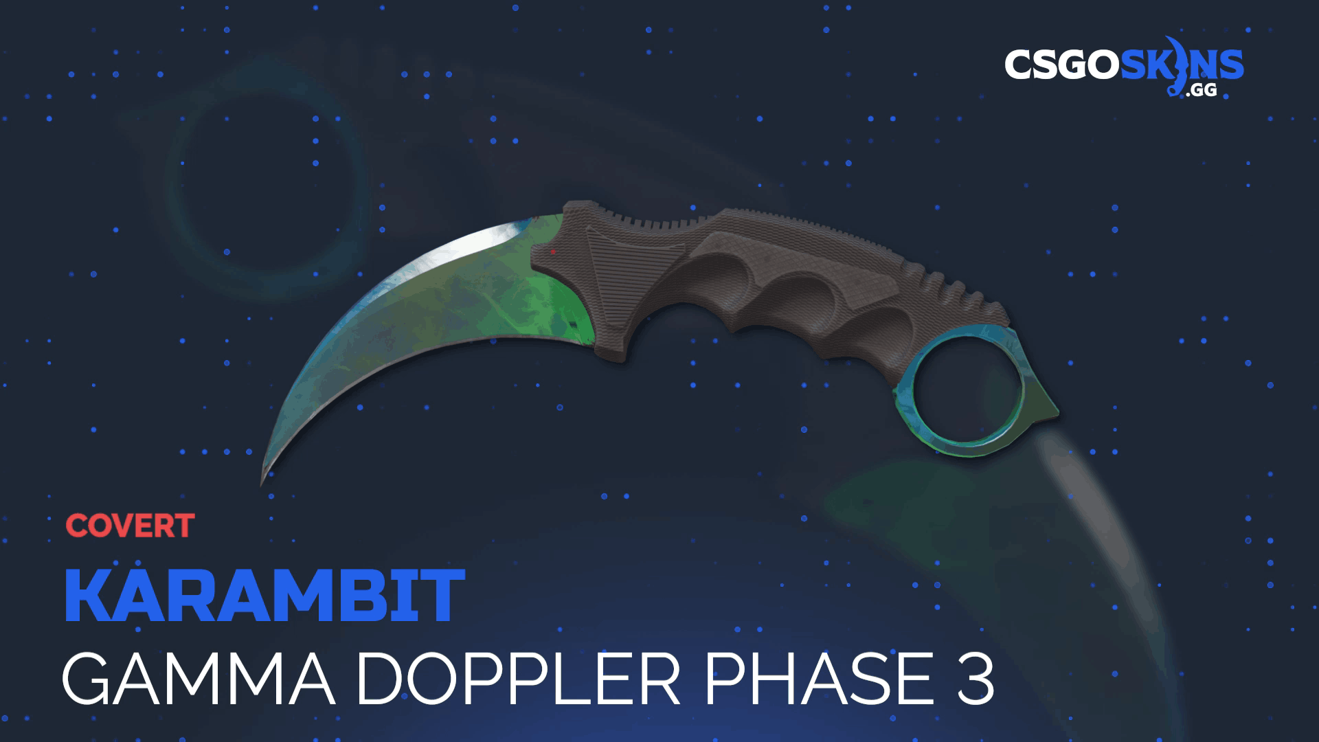 ★ Karambit | Gamma Doppler Phase 3 Gameplay Showcase