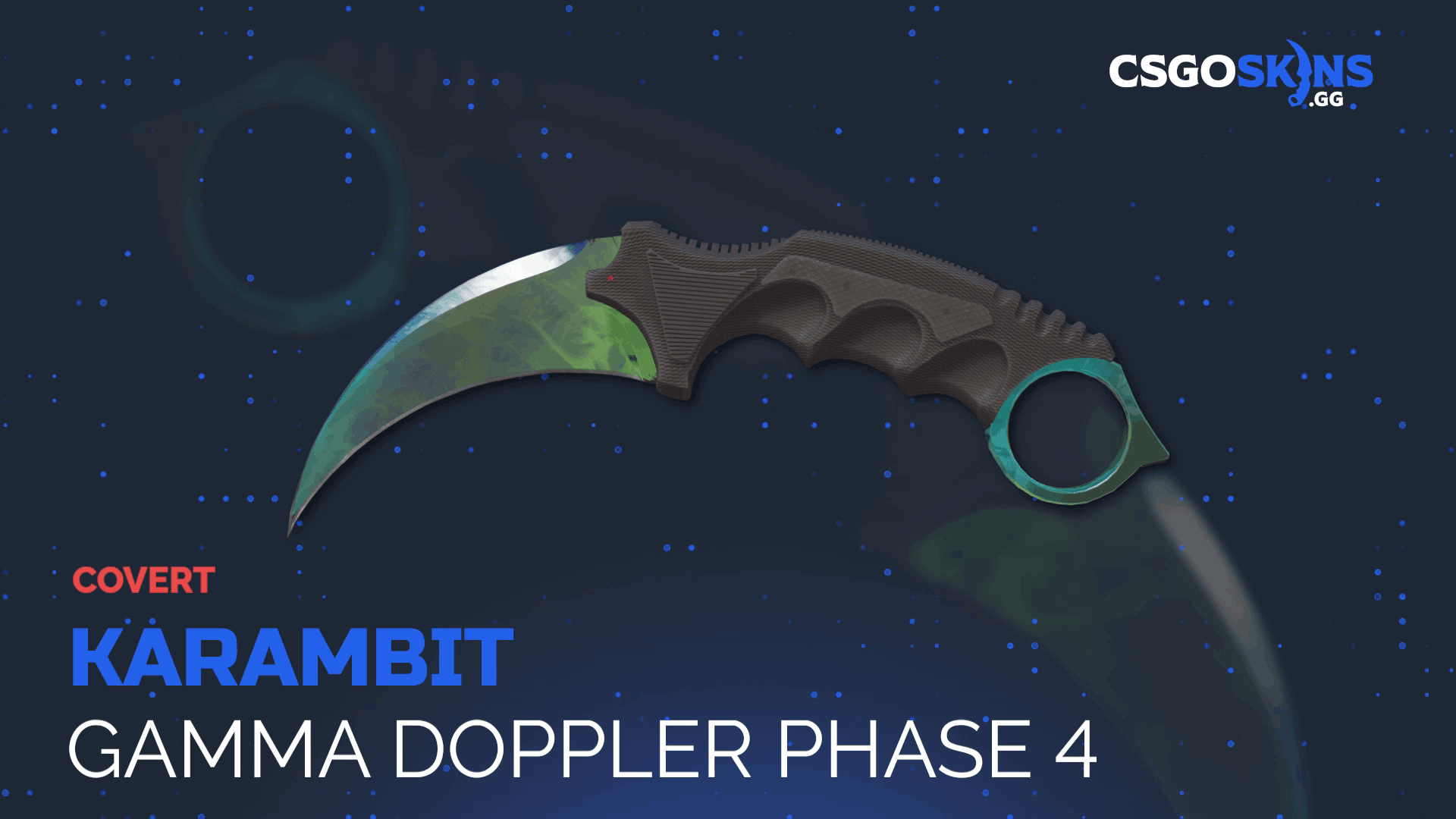 ★ Karambit | Gamma Doppler Phase 4 Gameplay Showcase