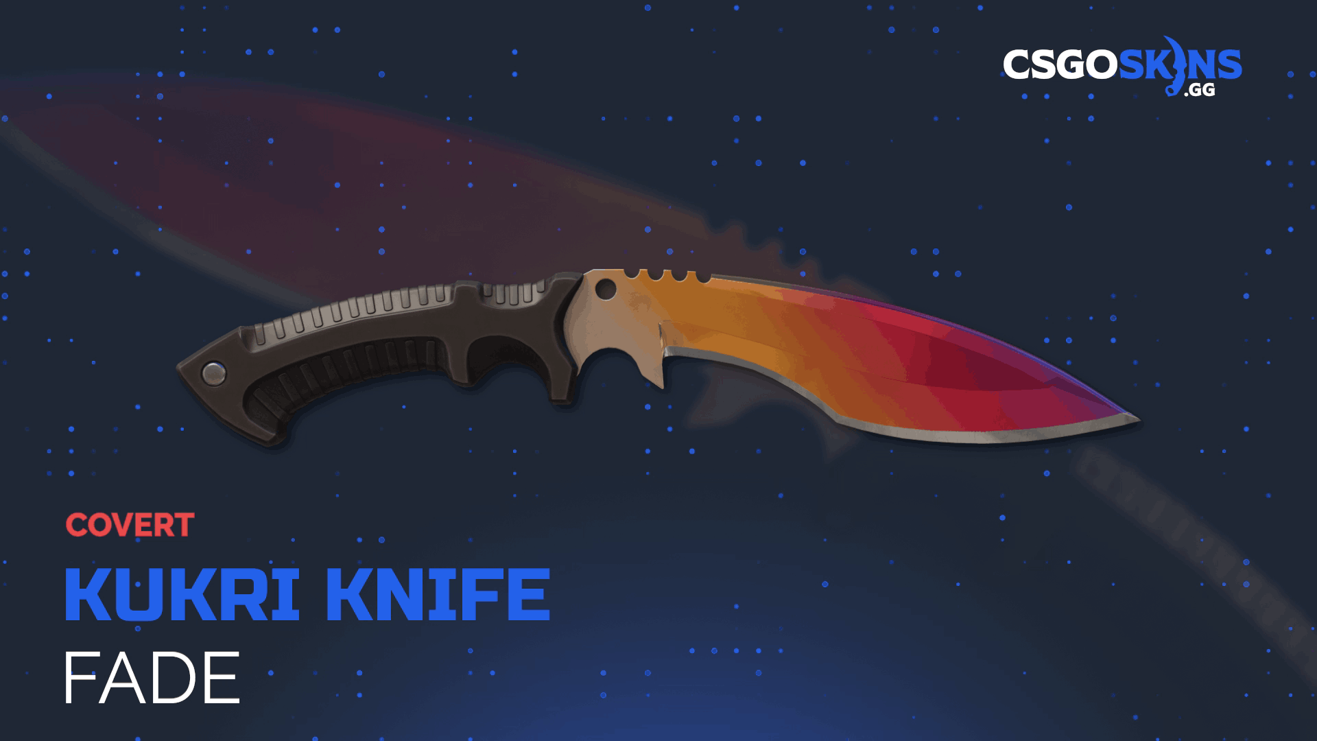 ★ Kukri Knife | Fade Gameplay Showcase