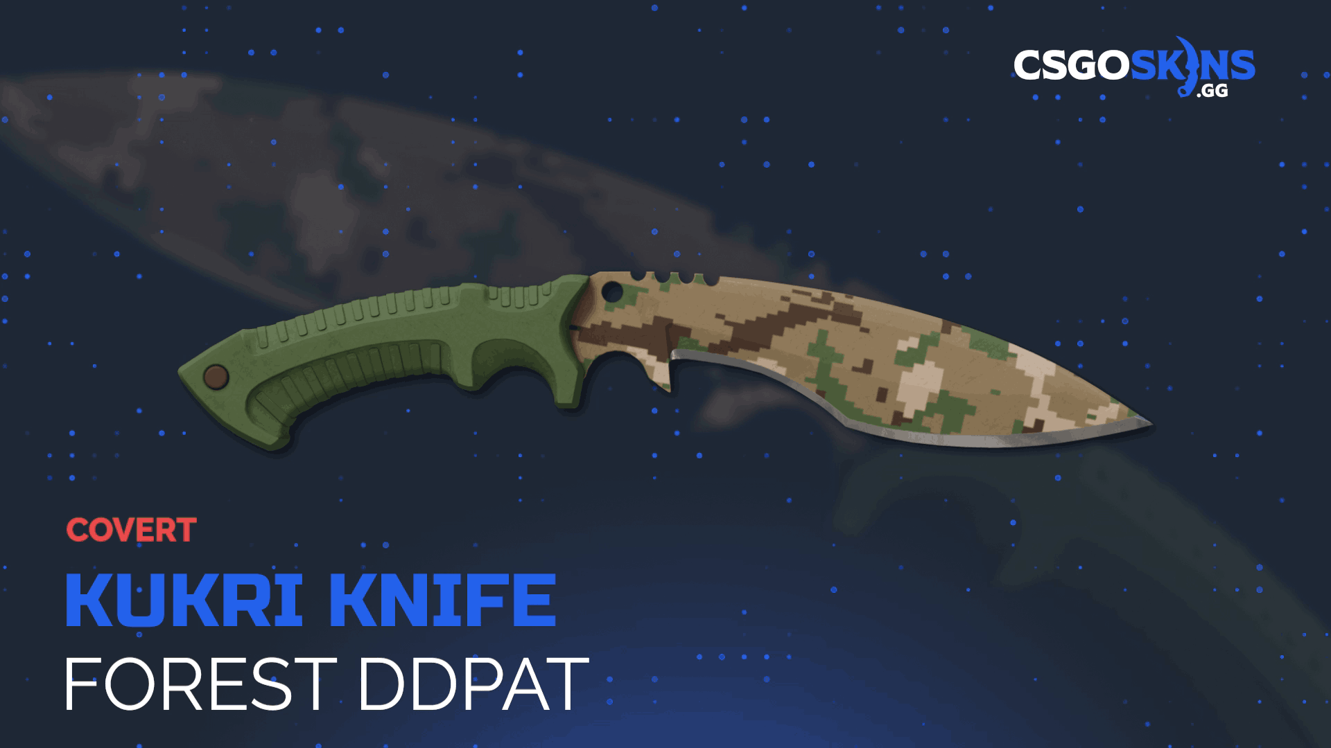 ★ Kukri Knife | Forest DDPAT Gameplay Showcase