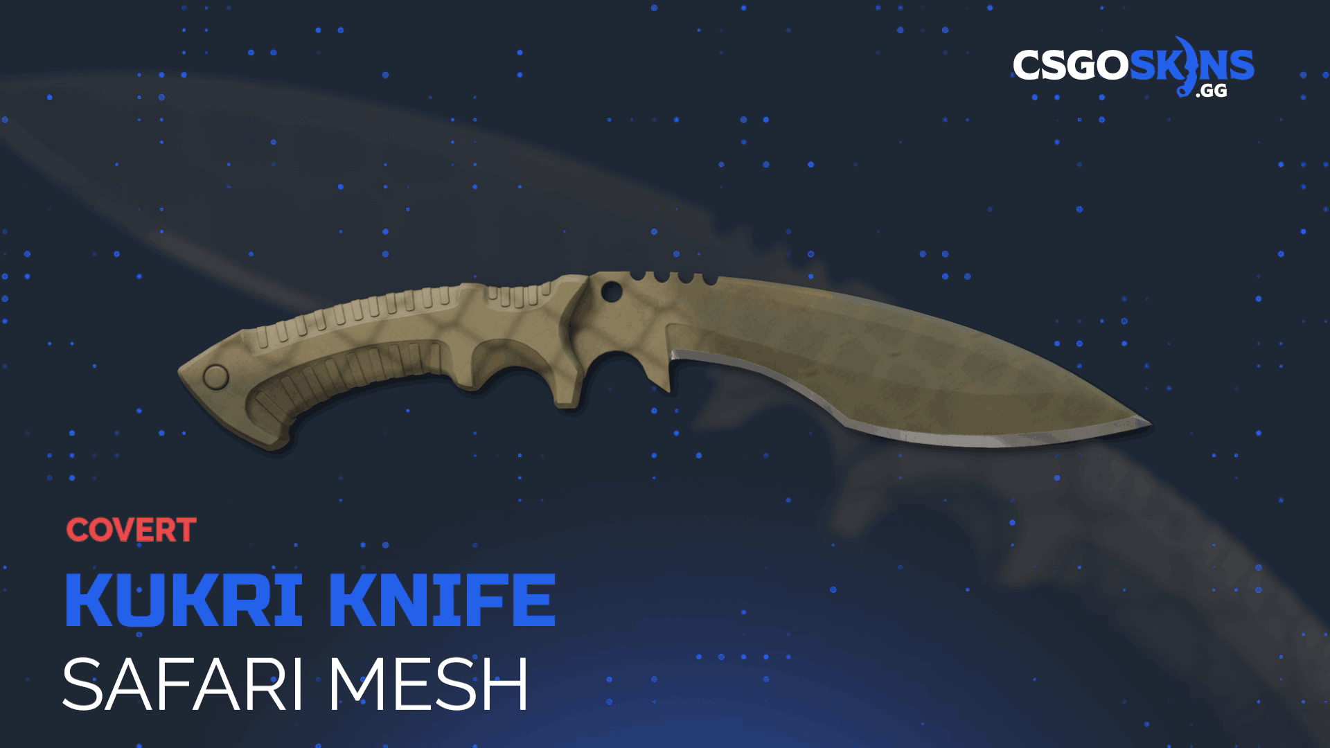 ★ Kukri Knife | Safari Mesh Gameplay Showcase